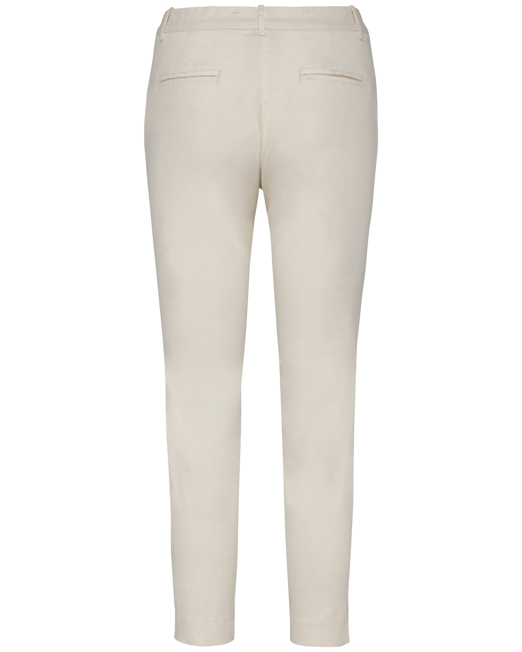 Ecologische enkellange chinobroek dames