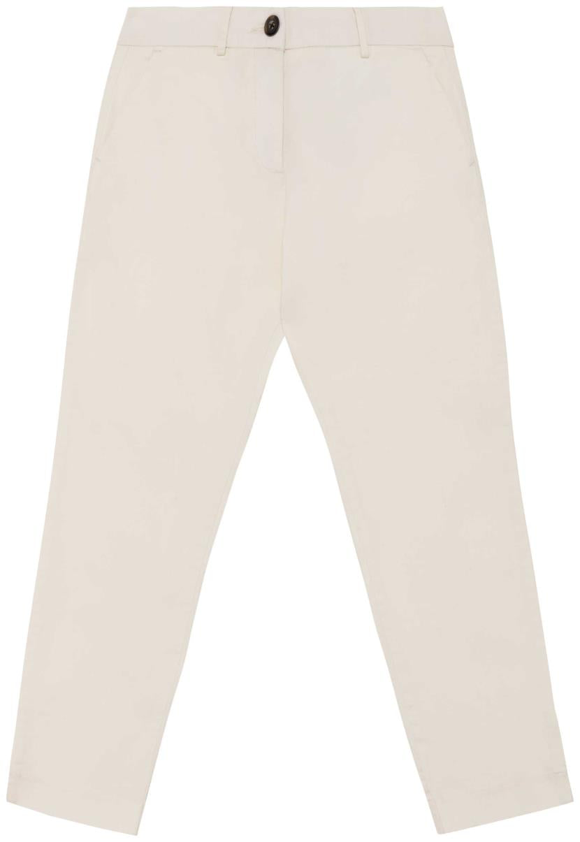 Ecologische enkellange chinobroek dames