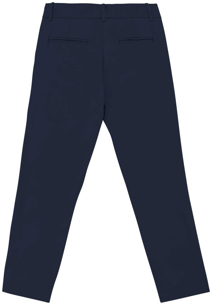 Ecologische enkellange chinobroek dames
