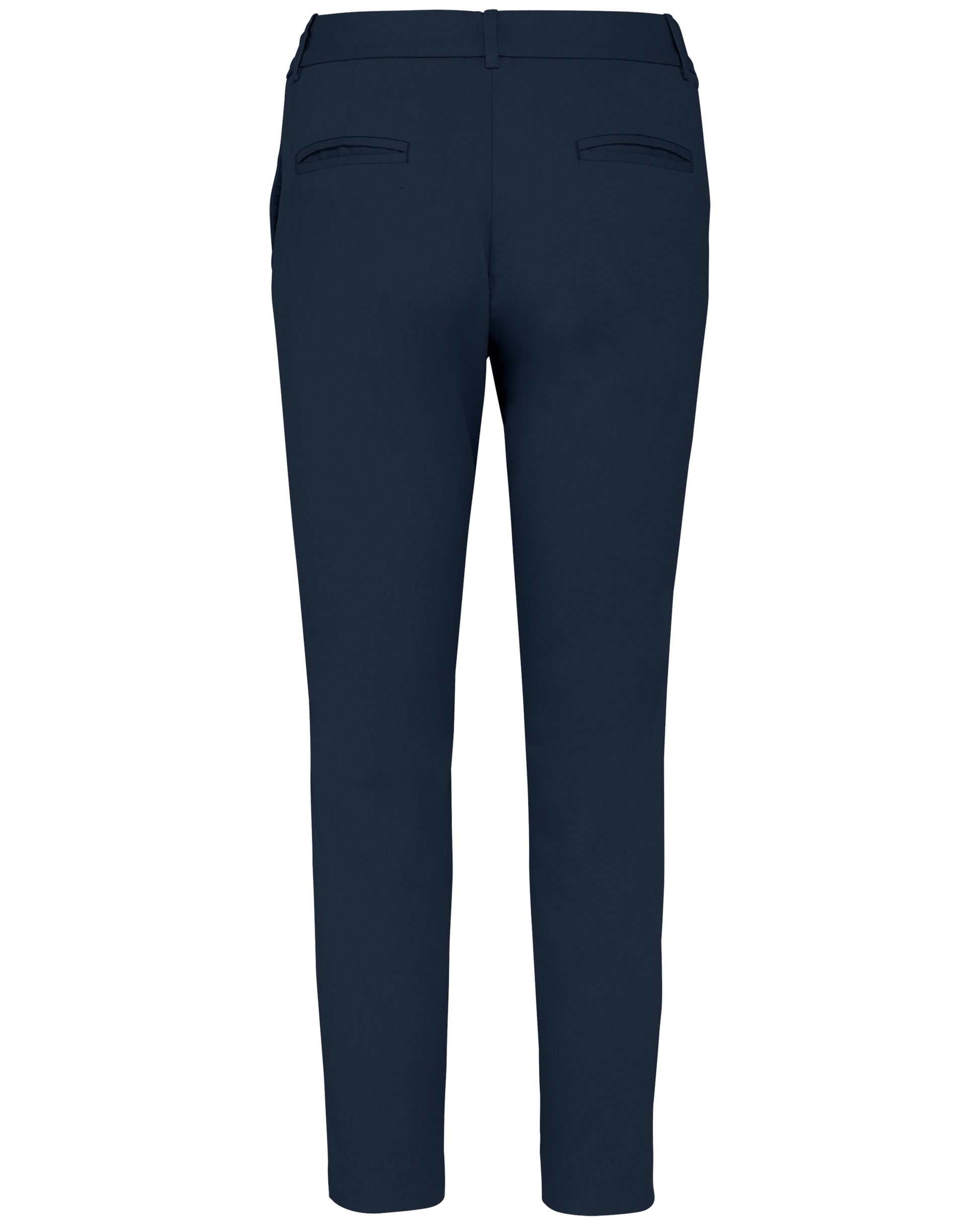 Ecologische enkellange chinobroek dames