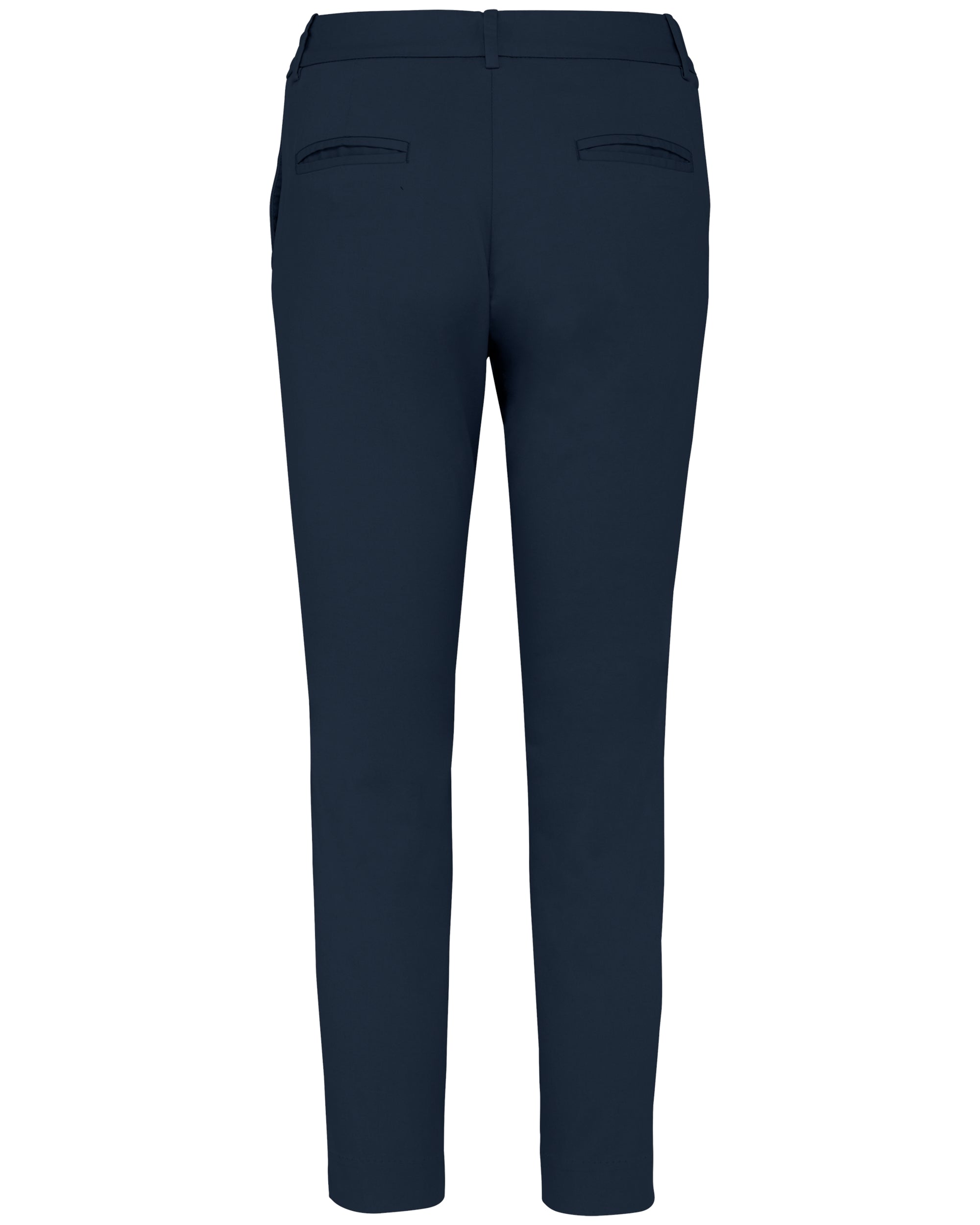Ecologische enkellange chinobroek dames