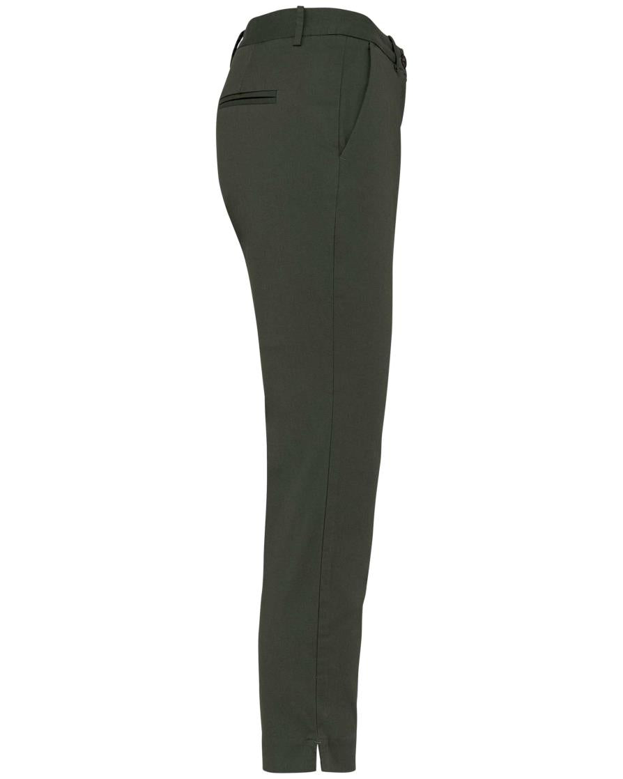 Ecologische enkellange chinobroek dames