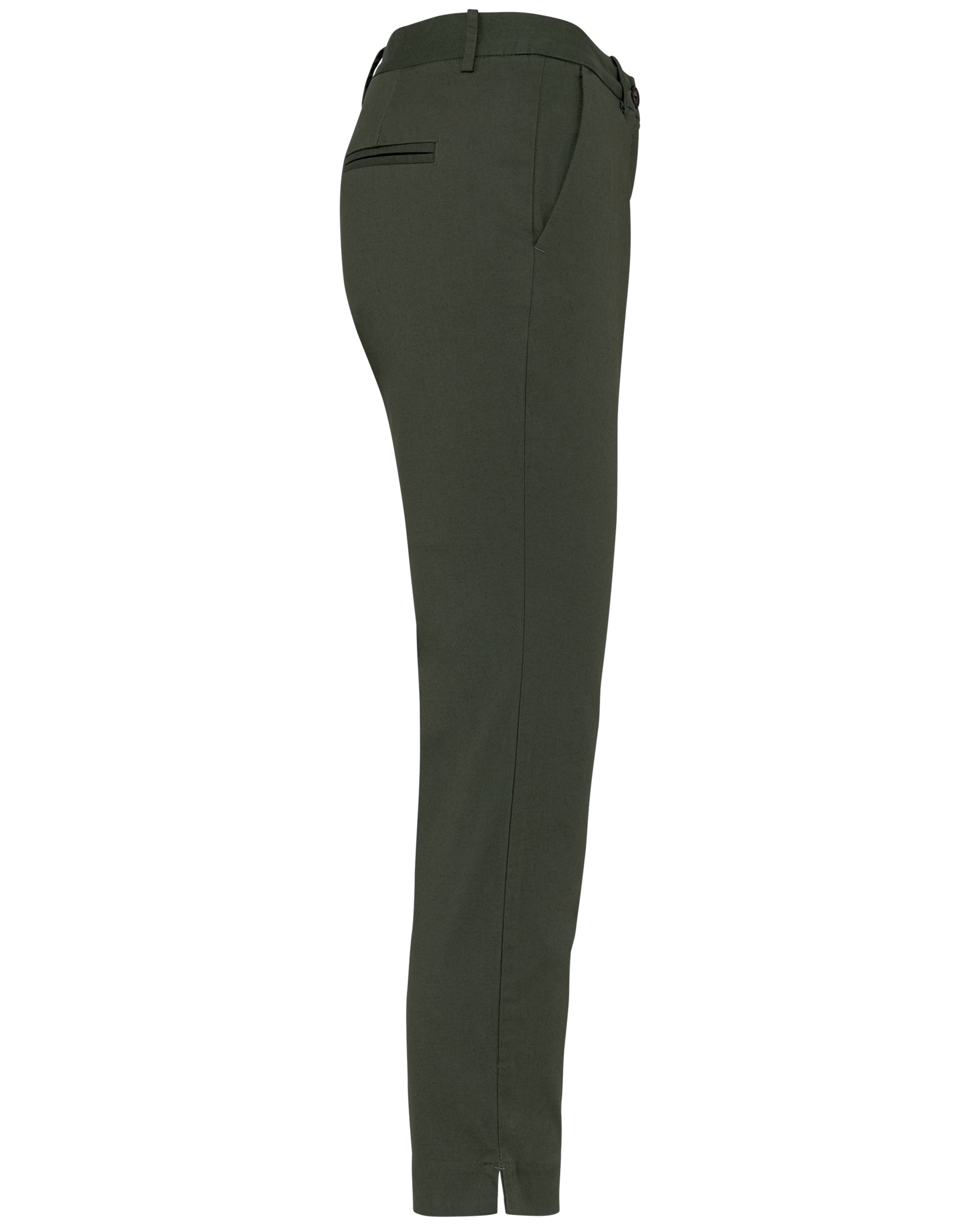 Ecologische enkellange chinobroek dames