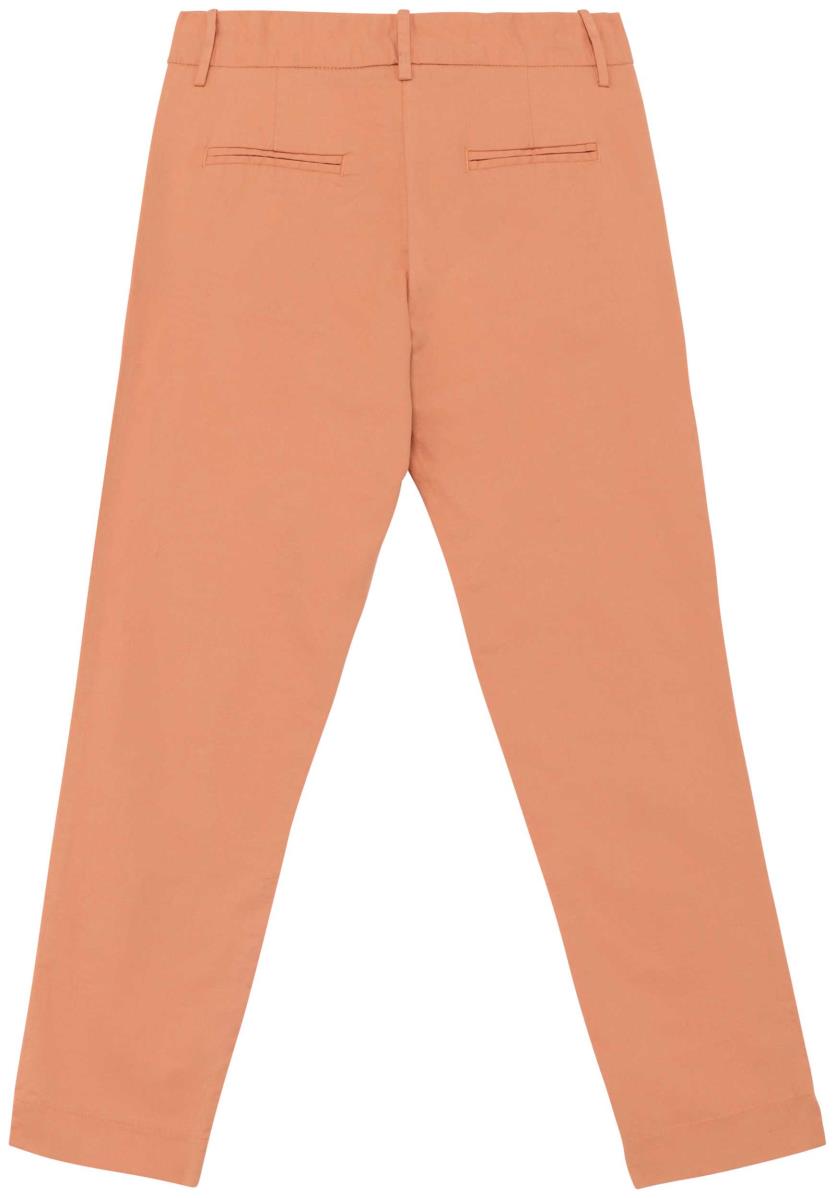 Ecologische enkellange chinobroek dames