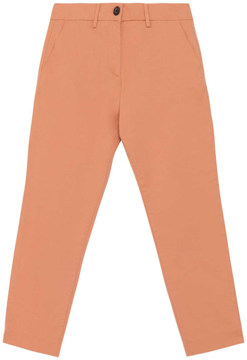 Ecologische enkellange chinobroek dames