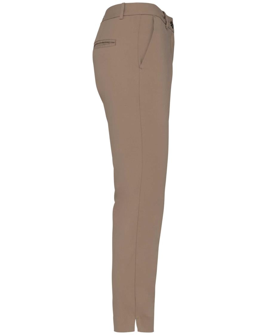Ecologische enkellange chinobroek dames