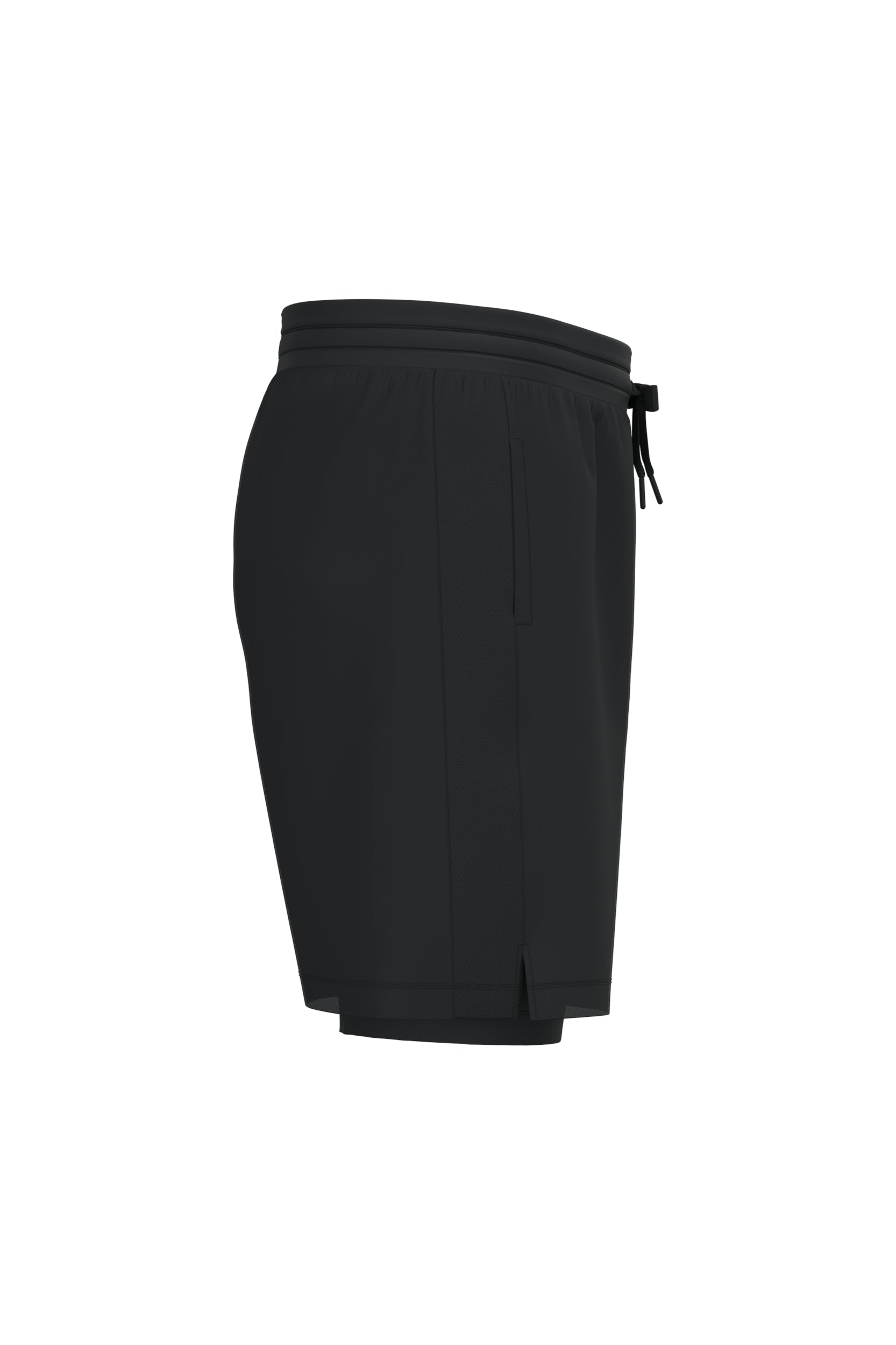 2-in-1 duurzame shorty met ingewerkte ondershort