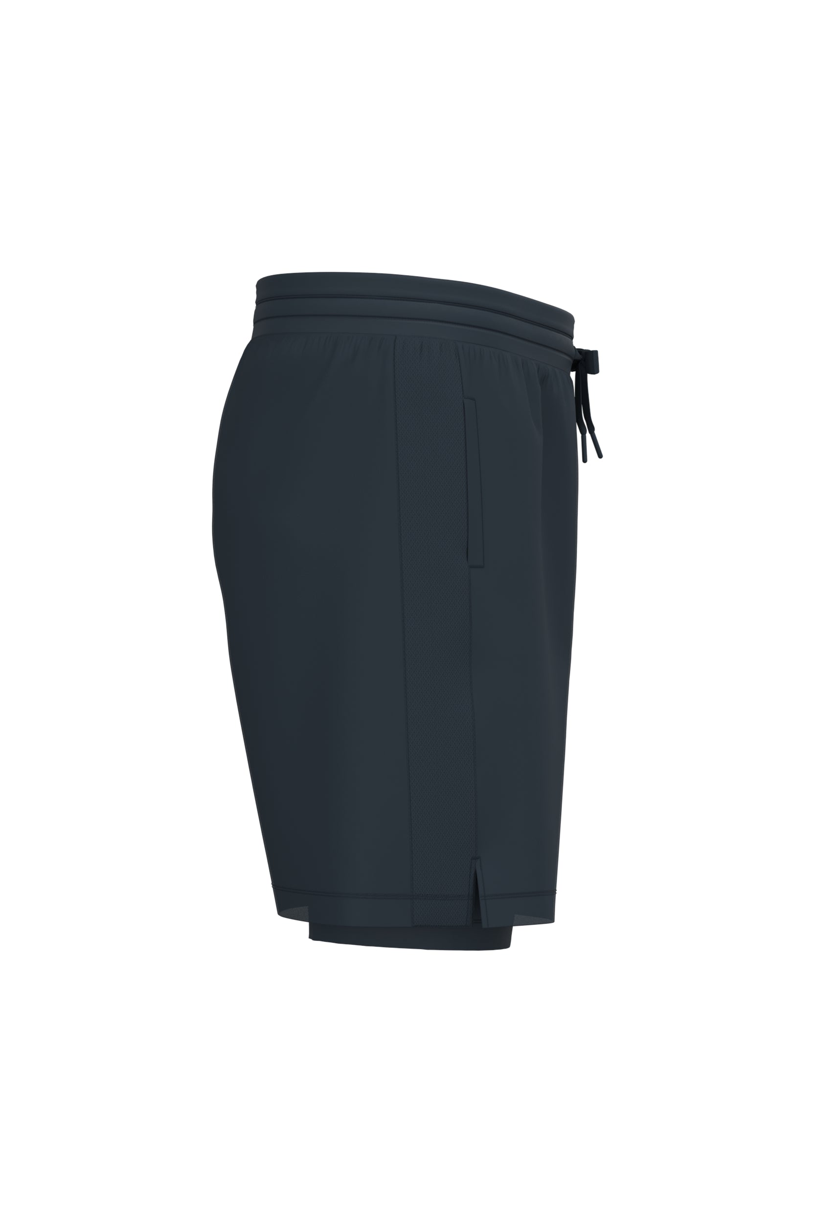 2-in-1 duurzame shorty met ingewerkte ondershort