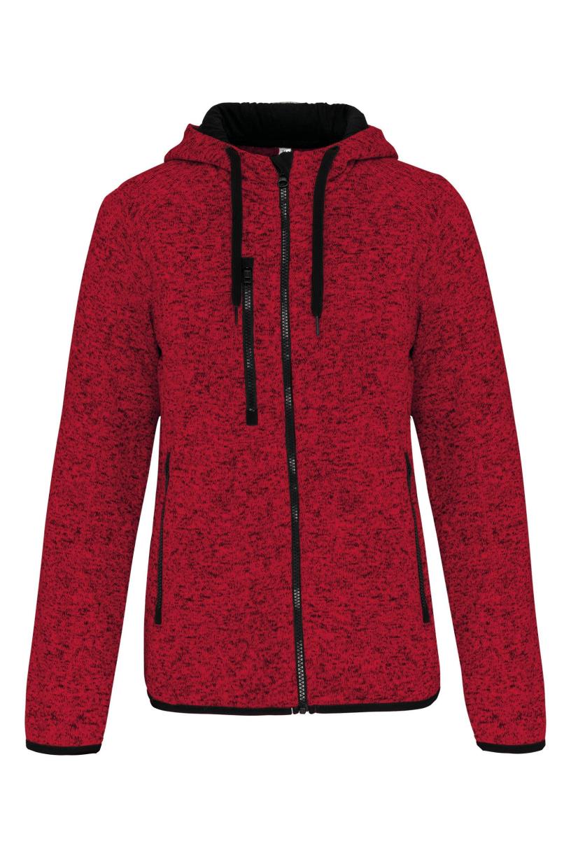Heather damesvest met capuchon