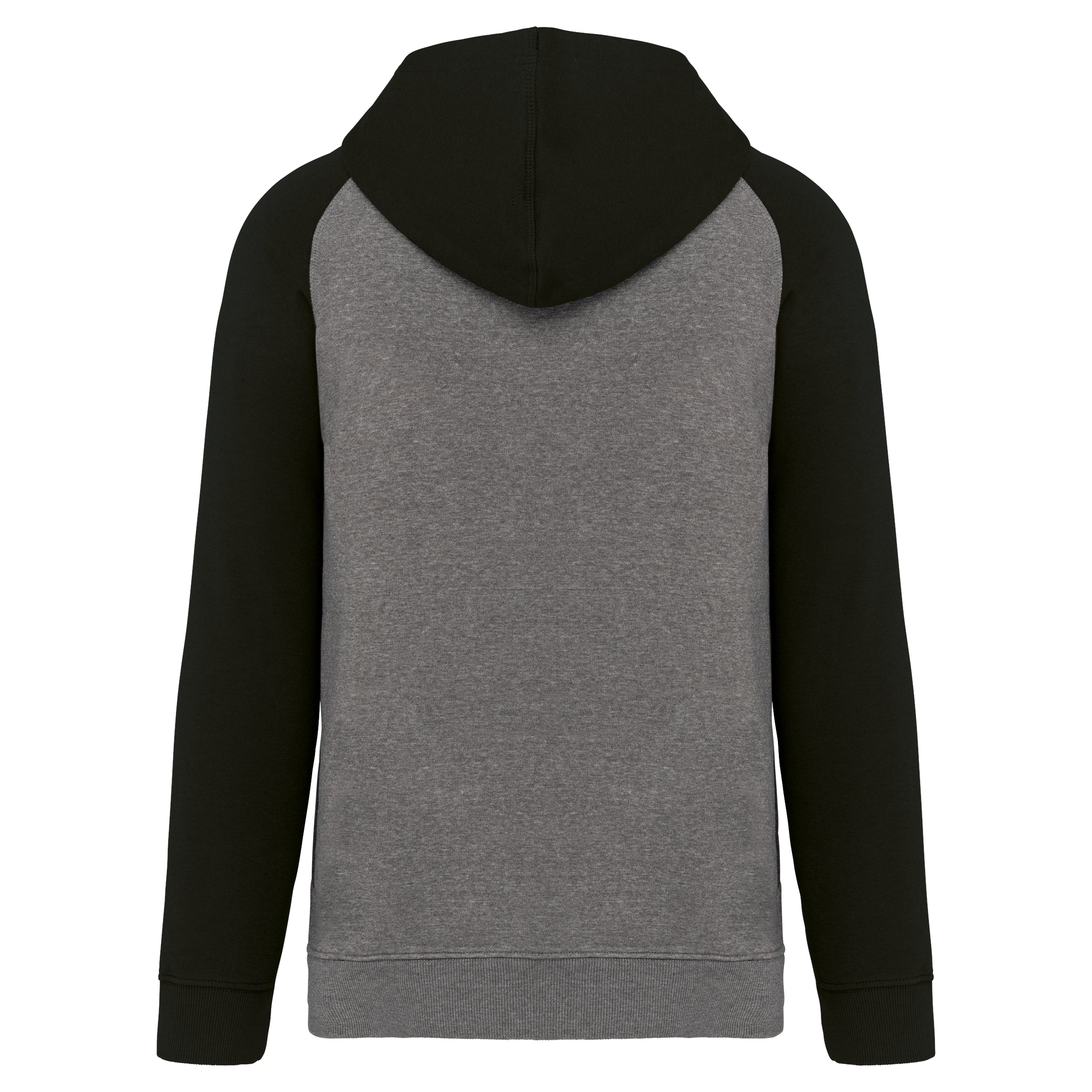 Tweekleurige sweater met capuchon kids