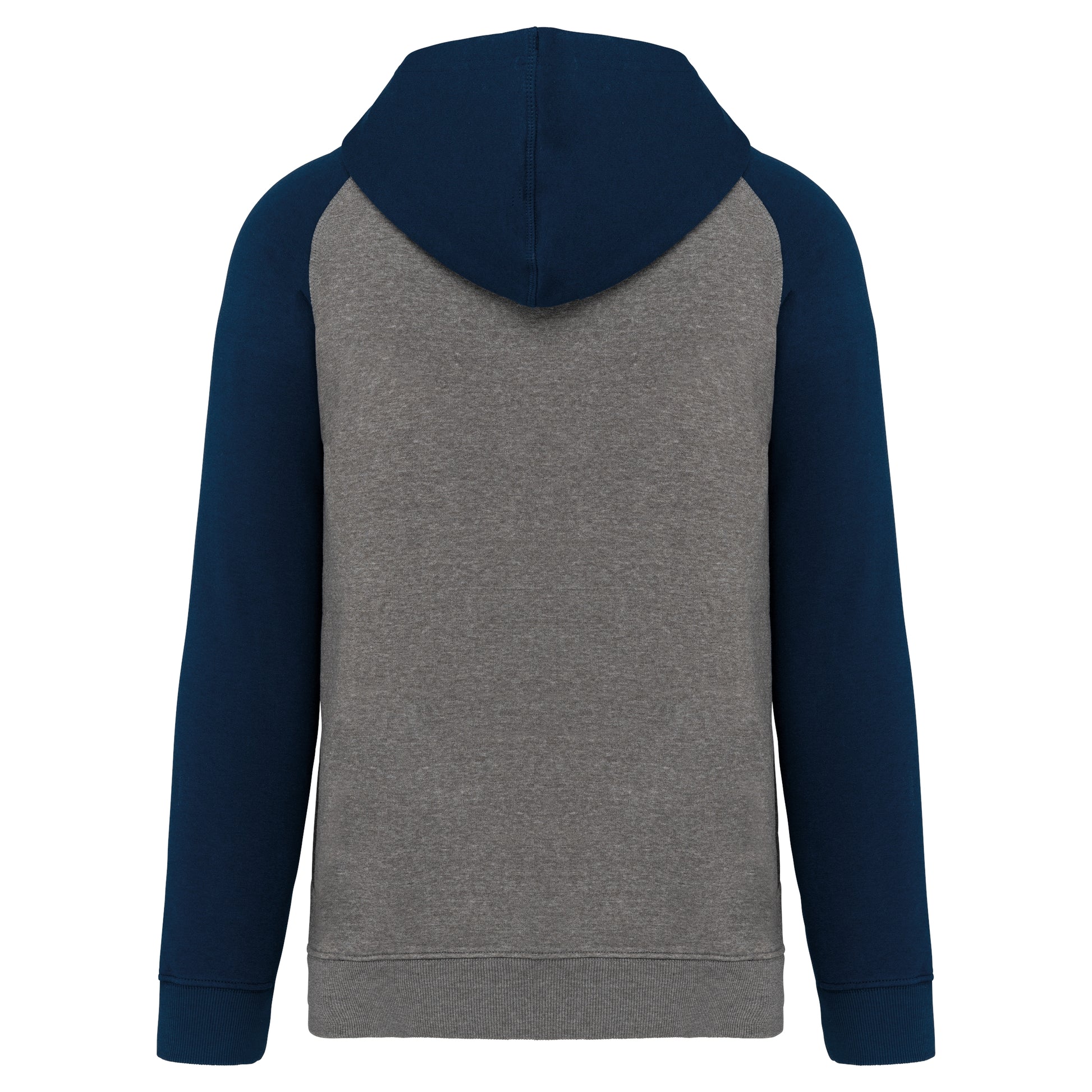 Tweekleurige sweater met capuchon kids
