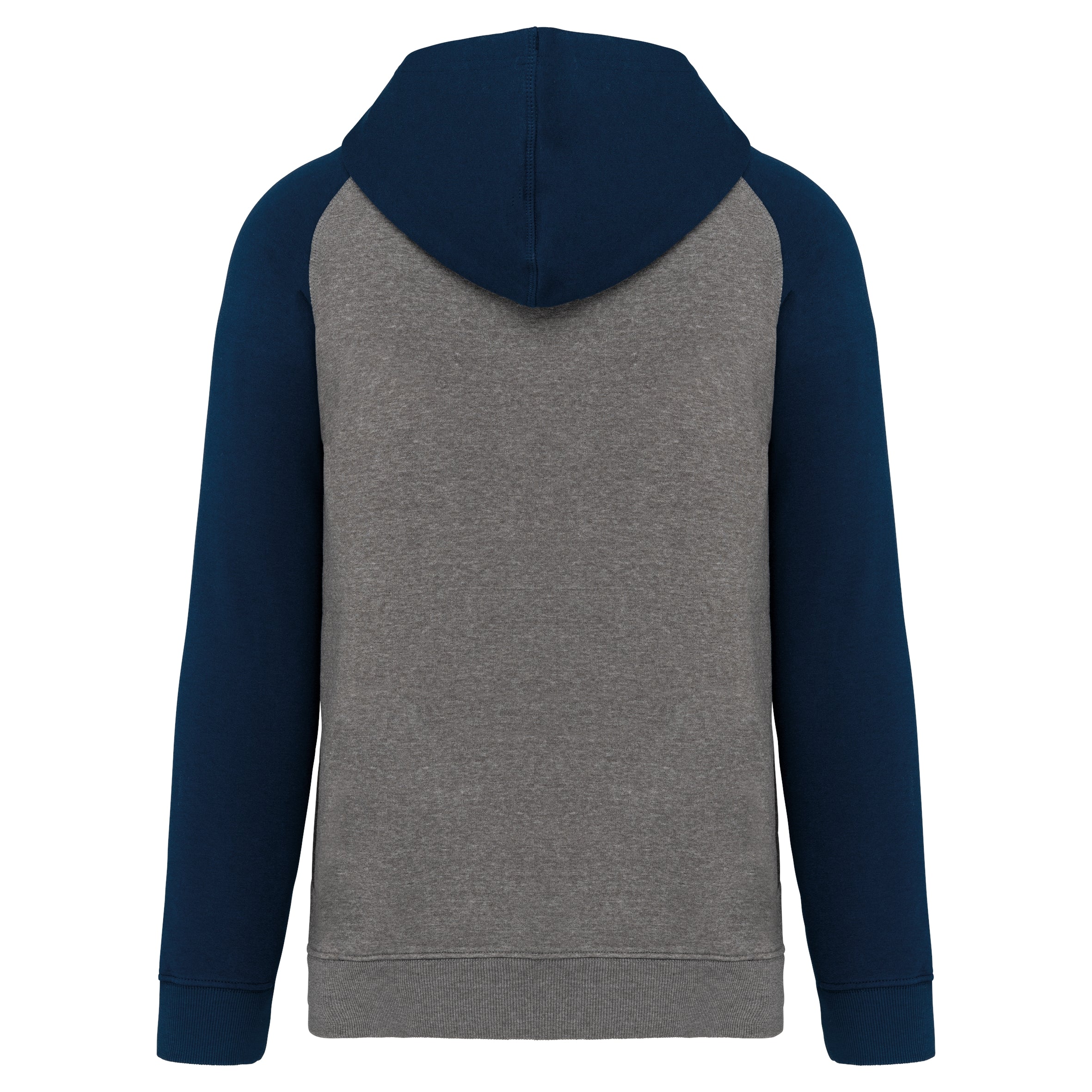 Tweekleurige sweater met capuchon kids