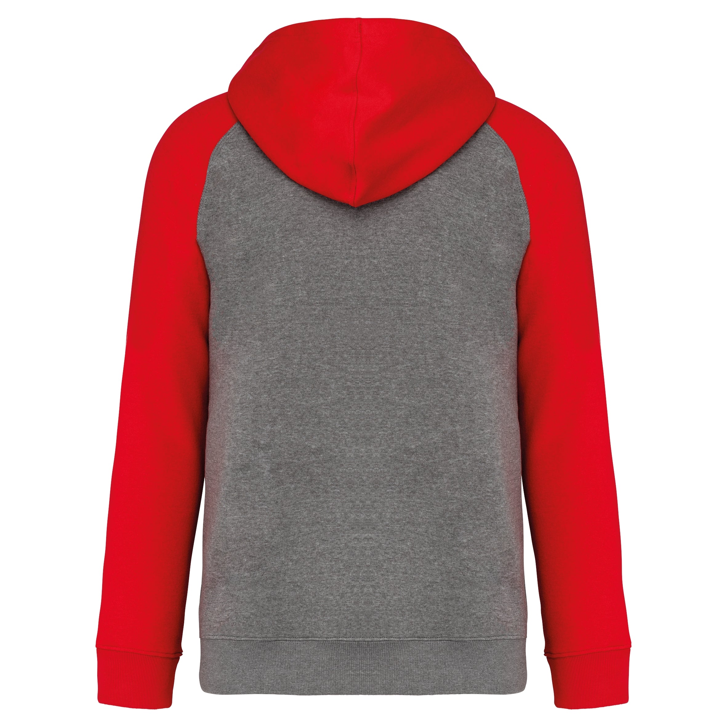 Tweekleurige sweater met capuchon kids