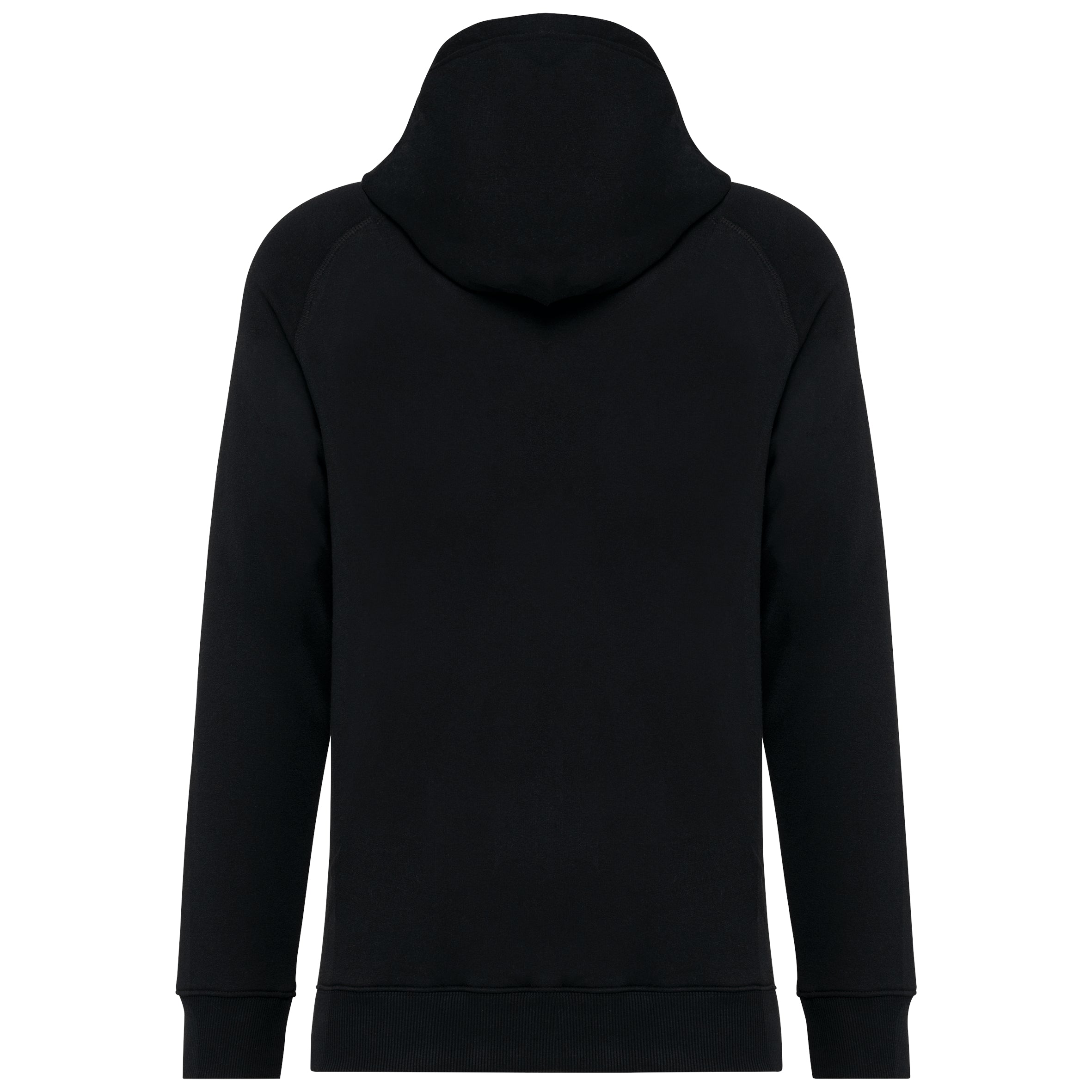 Unisex zipped fleece hoodie