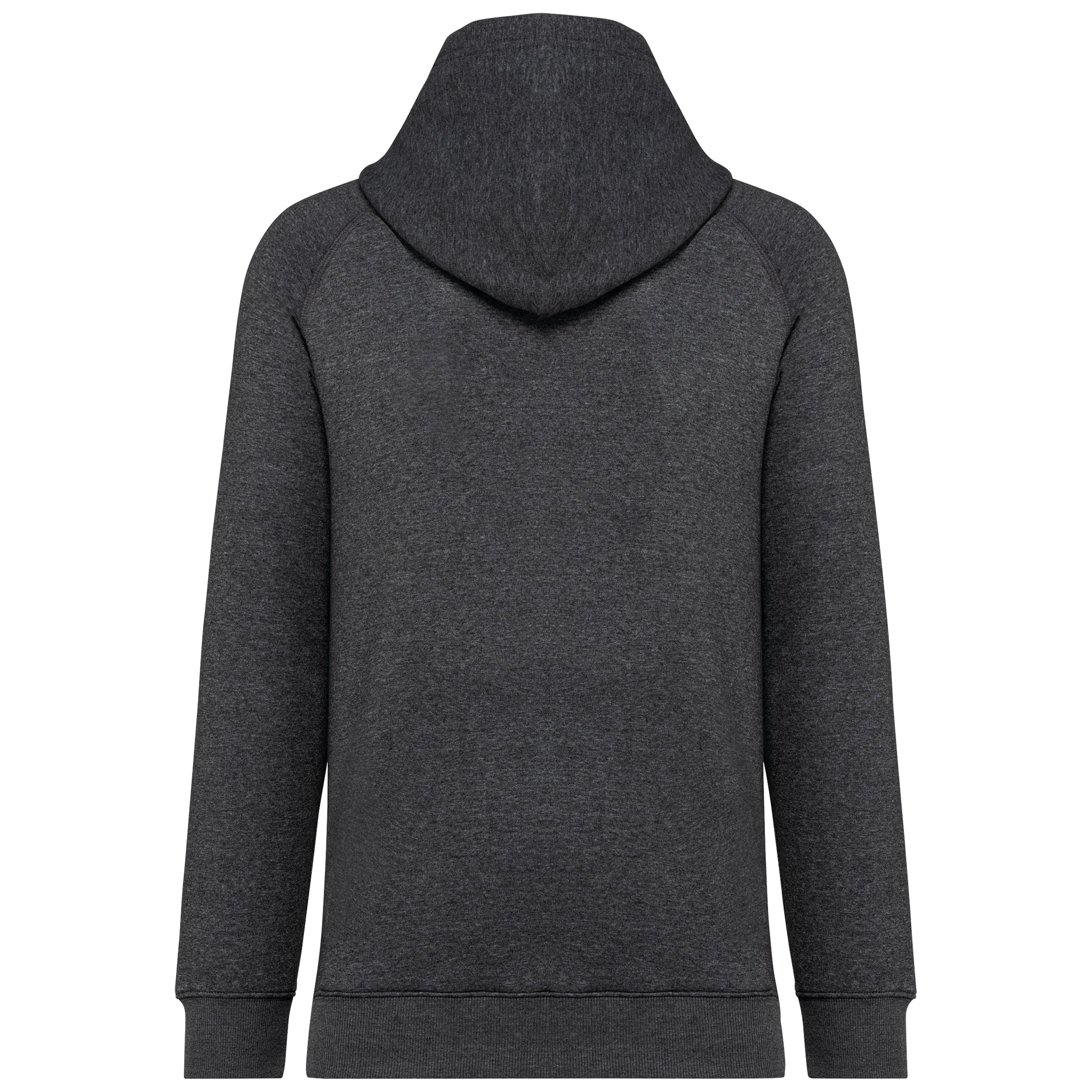 Unisex zipped fleece hoodie