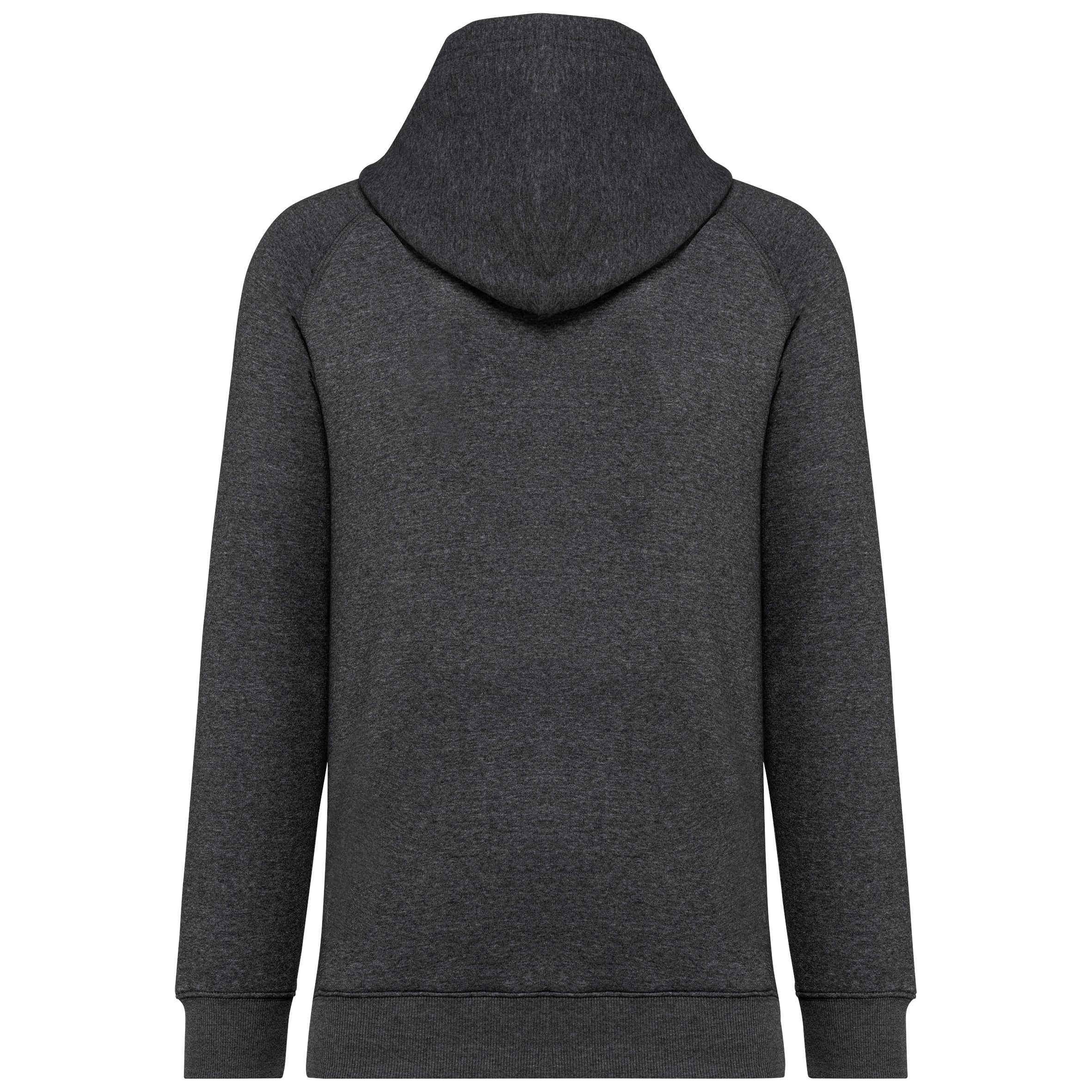Unisex zipped fleece hoodie