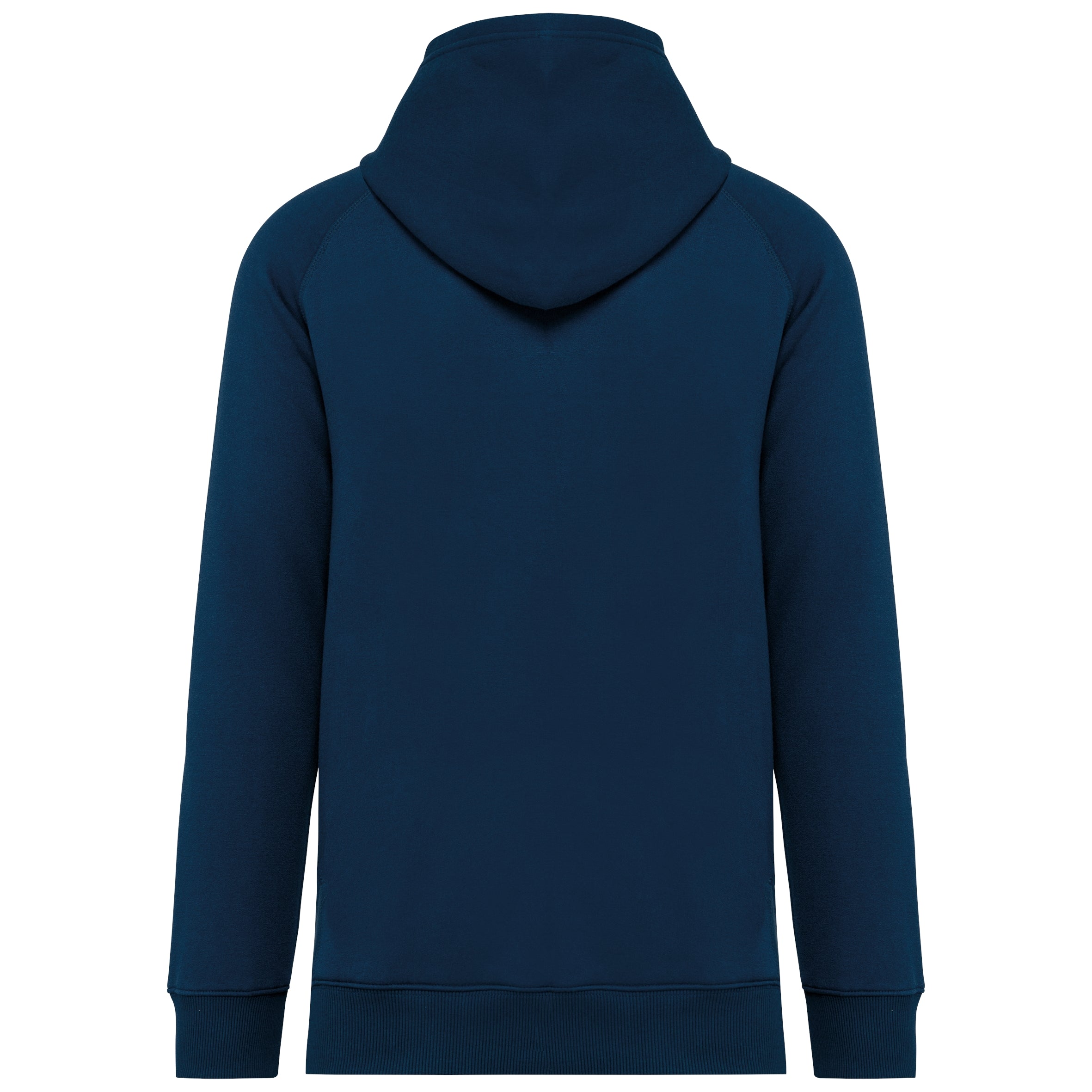 Unisex zipped fleece hoodie