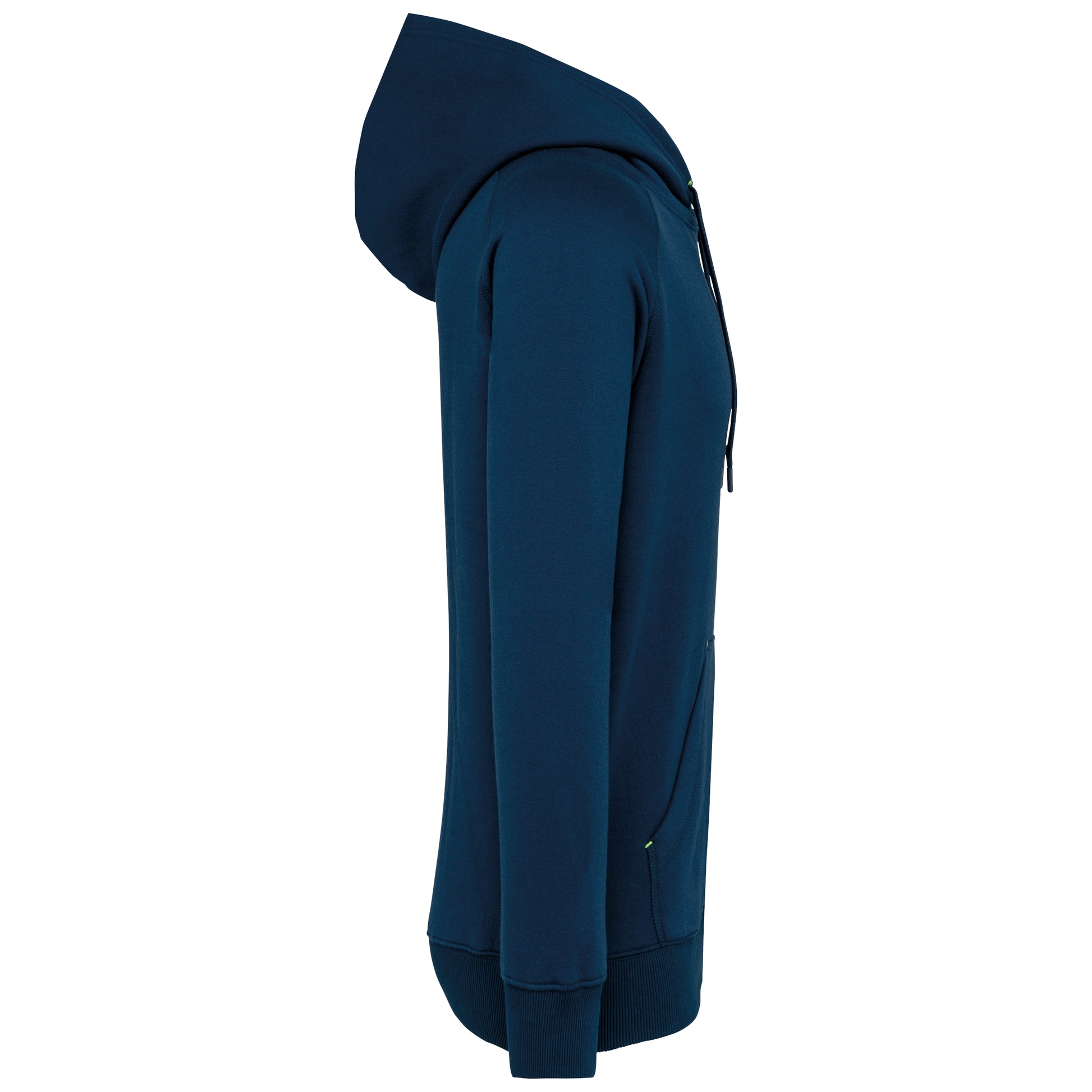 Unisex zipped fleece hoodie