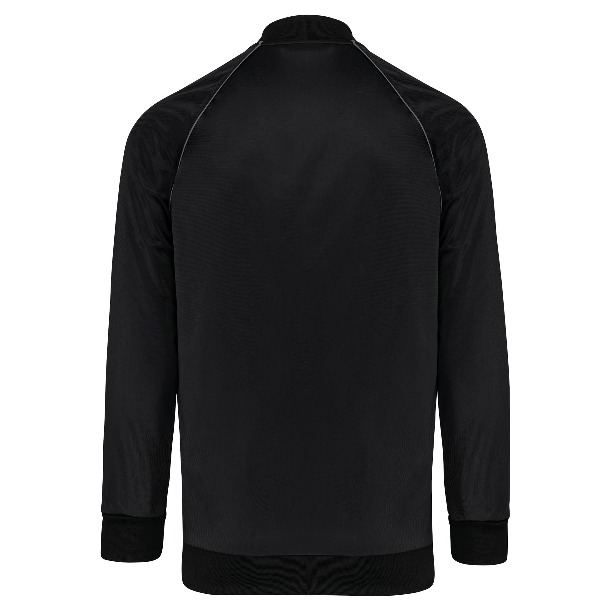 Unisex trainingsjas met rits en biesje