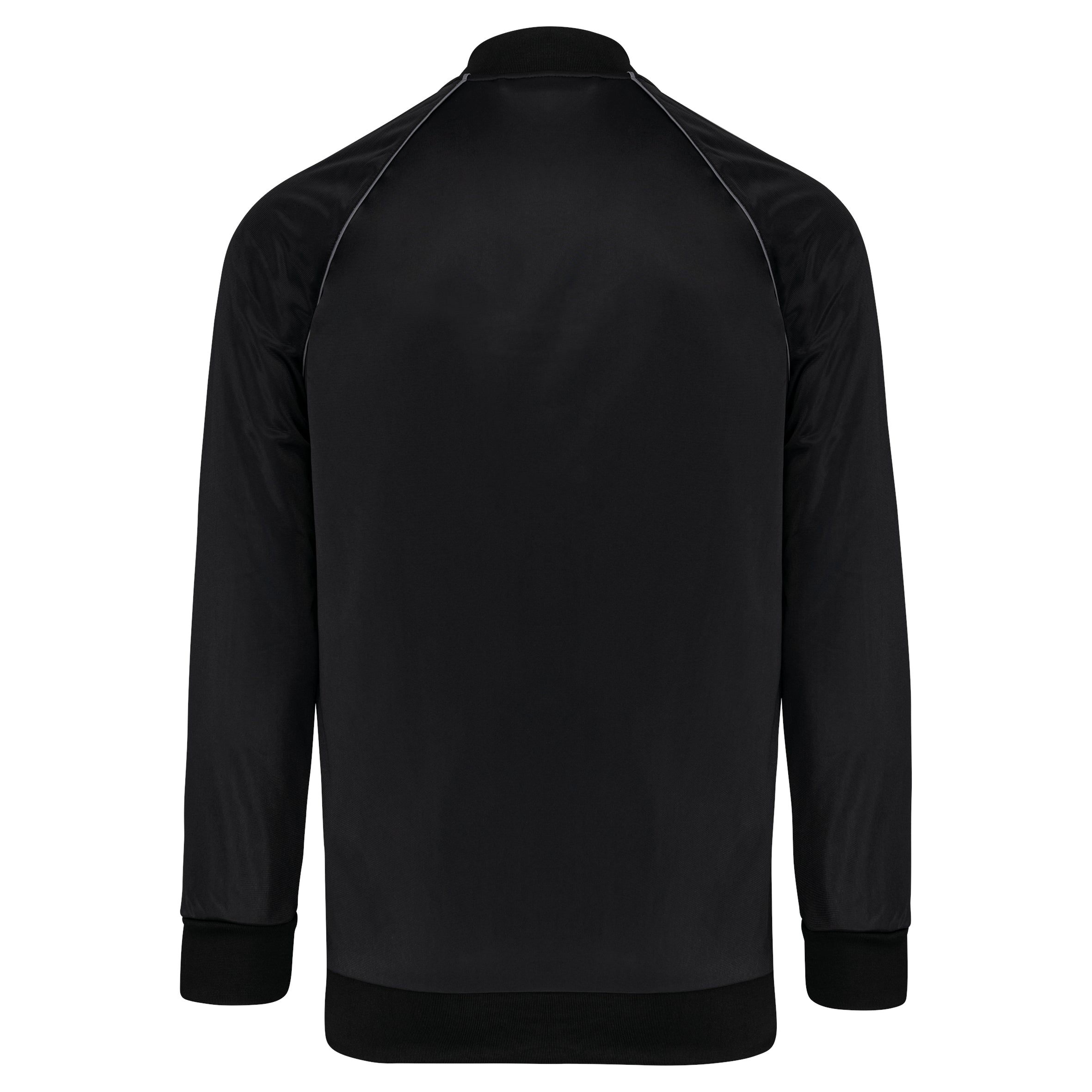 Unisex trainingsjas met rits en biesje