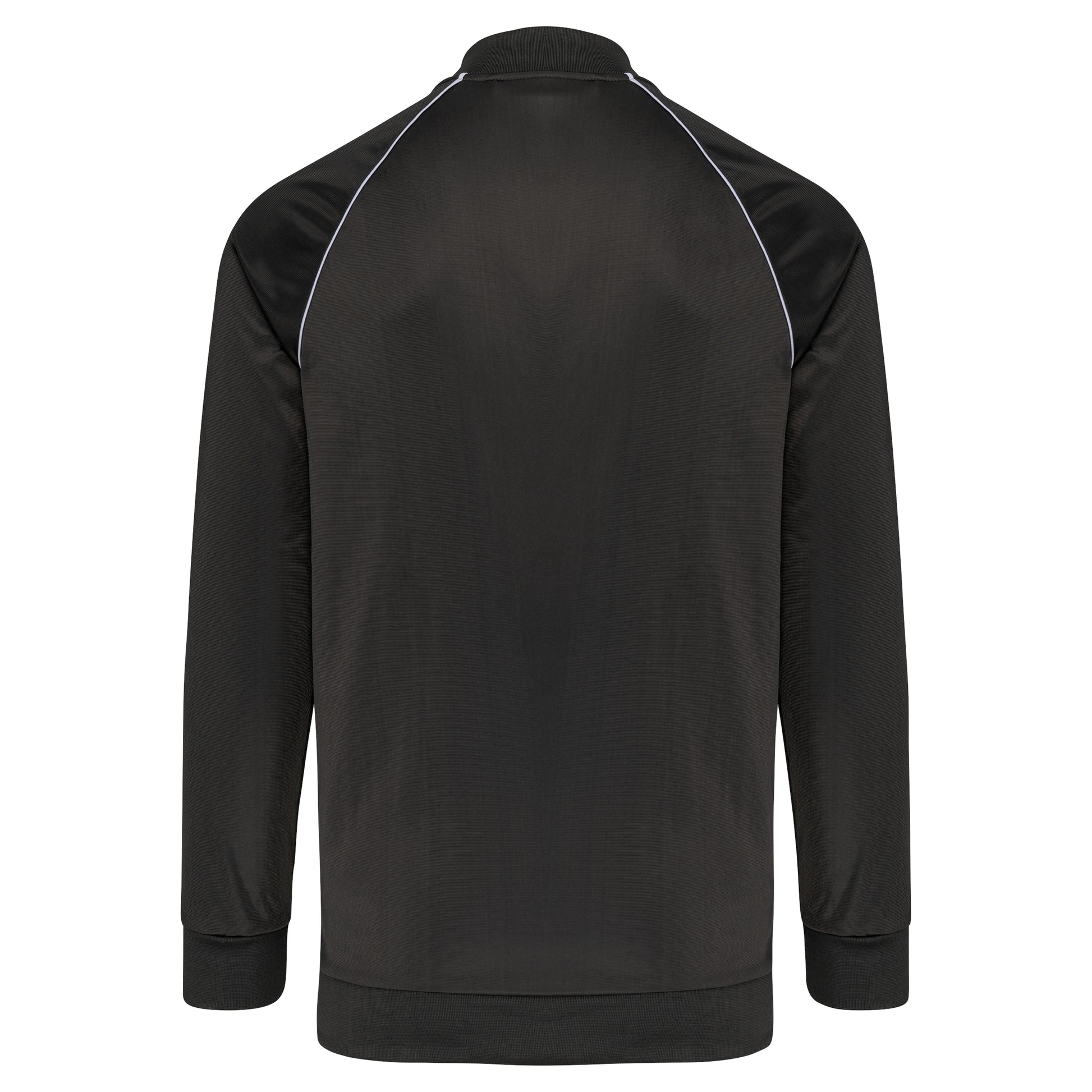 Unisex trainingsjas met rits en biesje
