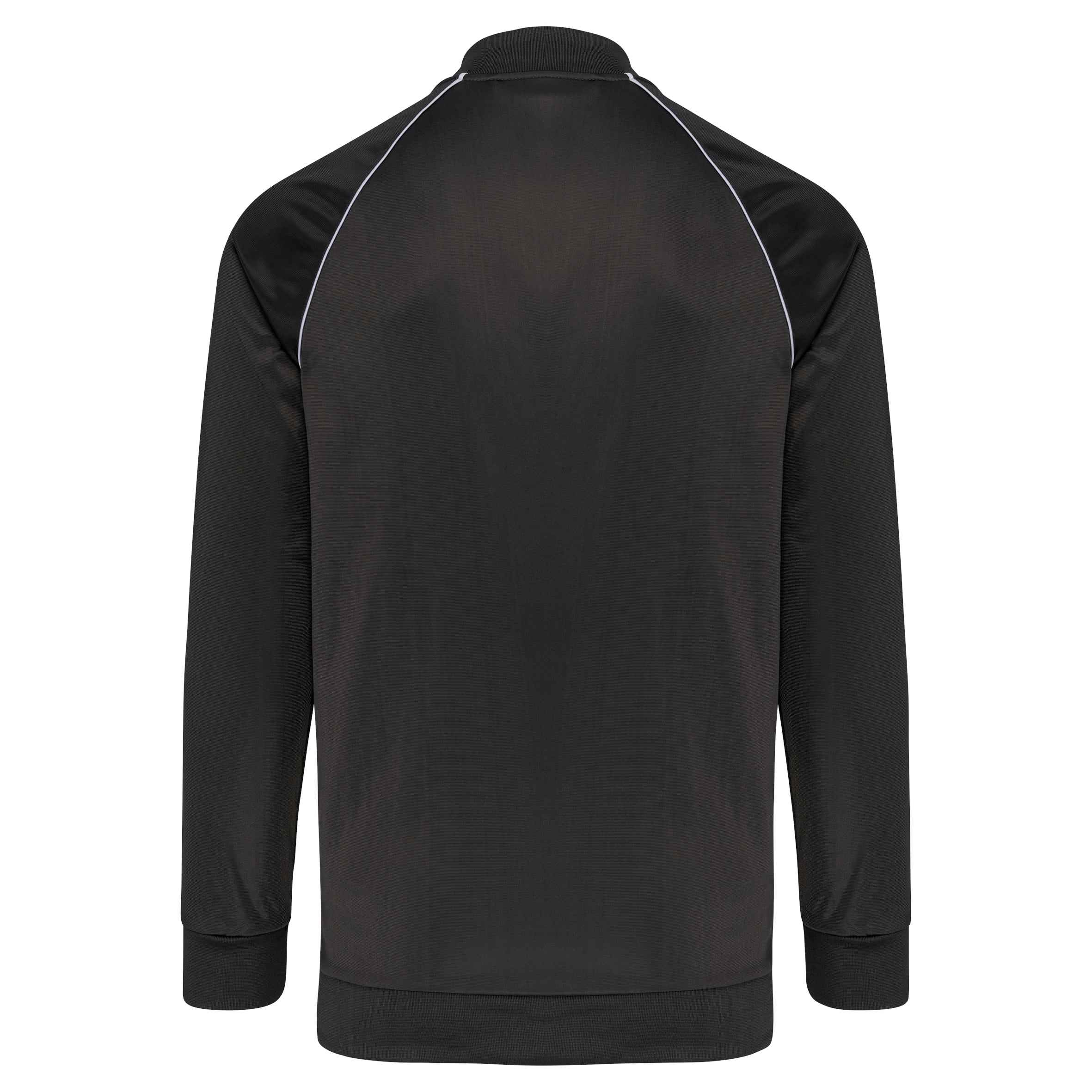 Unisex trainingsjas met rits en biesje
