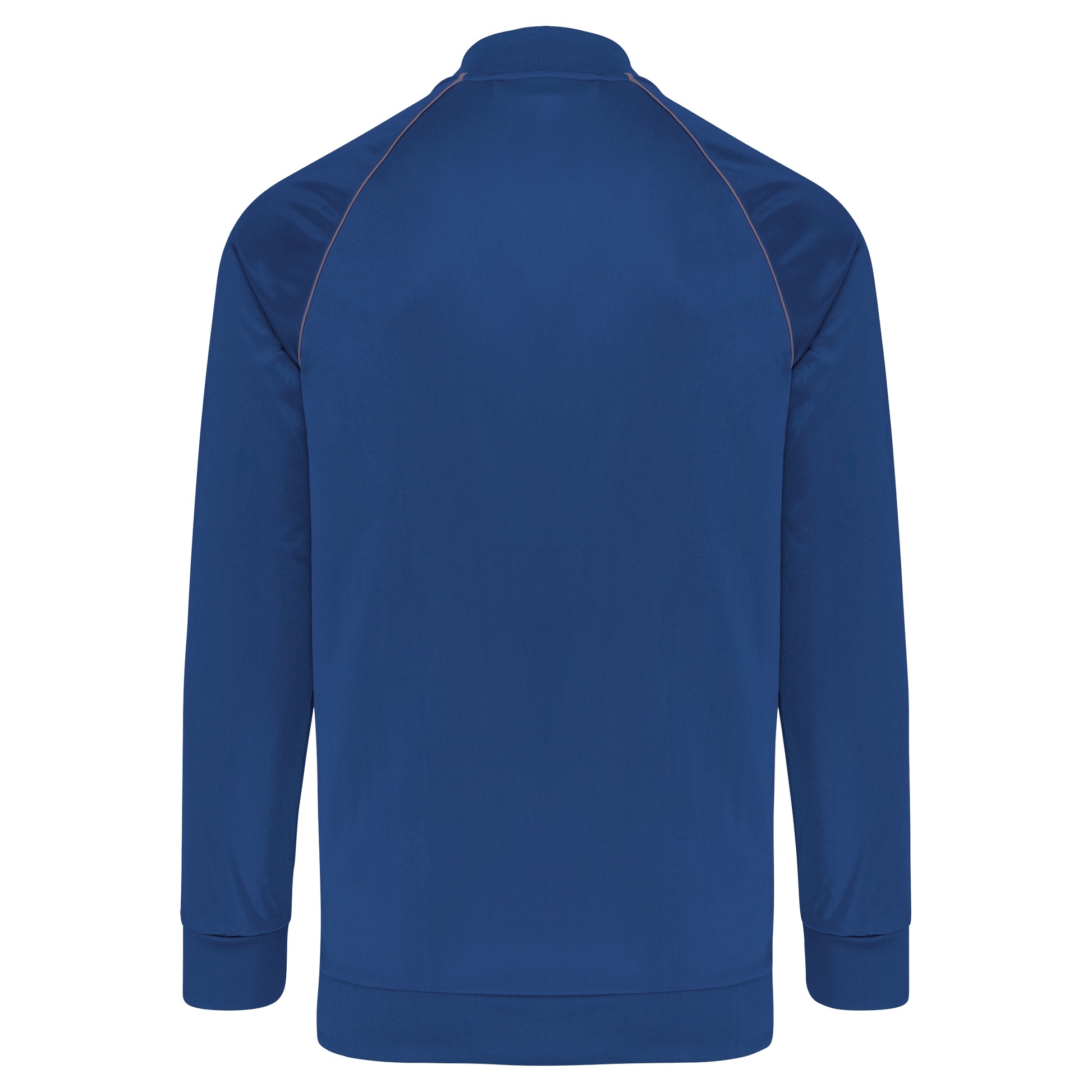 Unisex trainingsjas met rits en biesje
