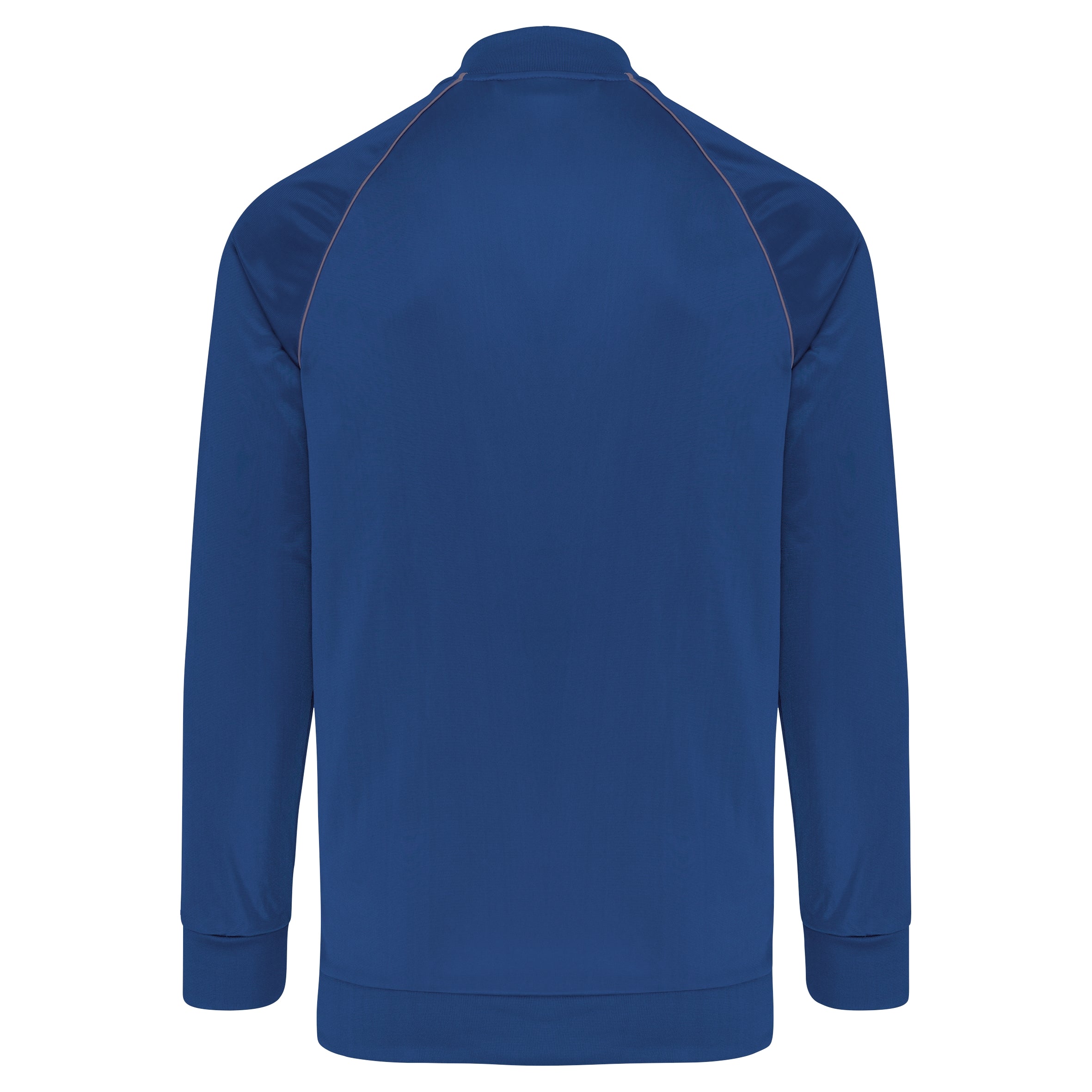 Unisex trainingsjas met rits en biesje
