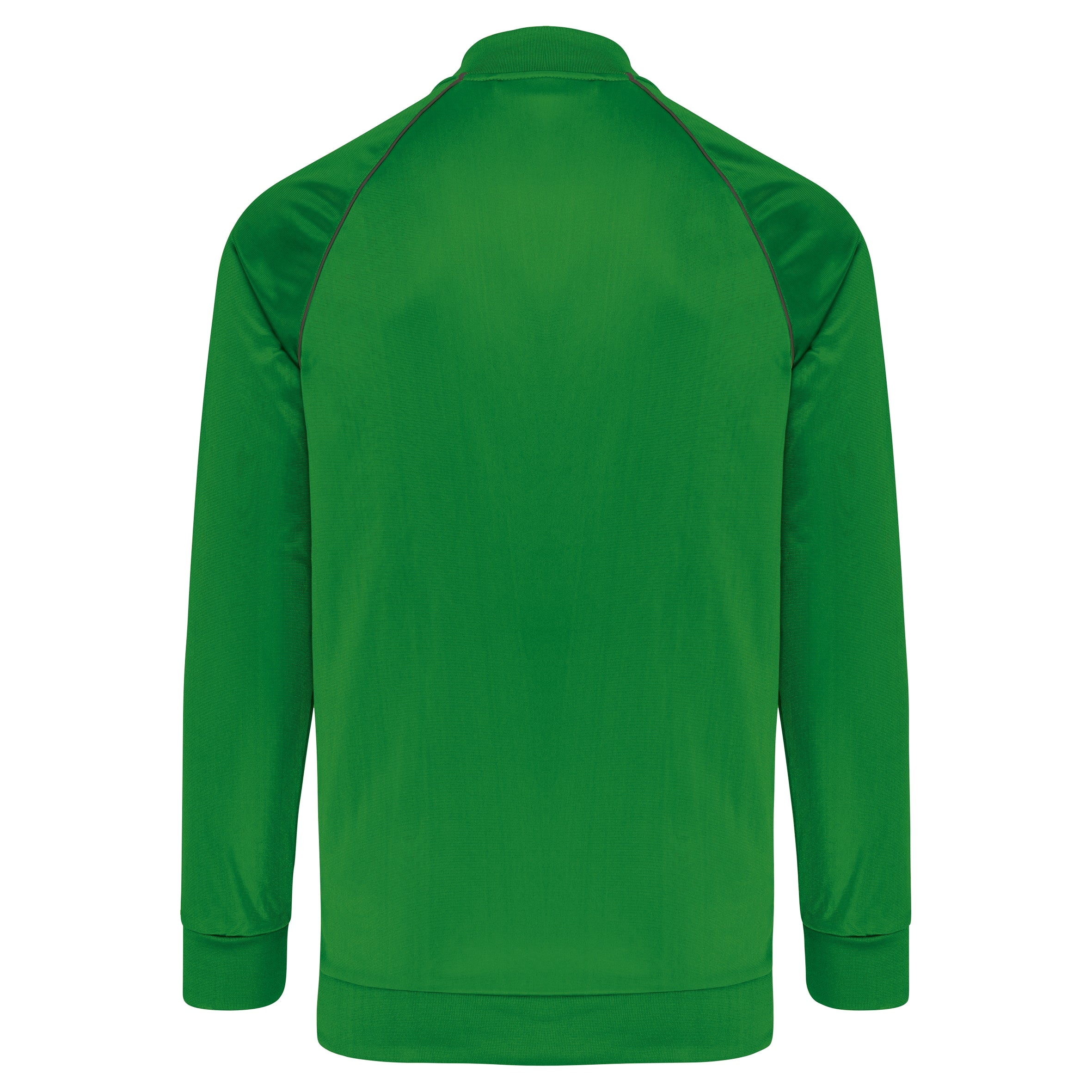 Unisex trainingsjas met rits en biesje