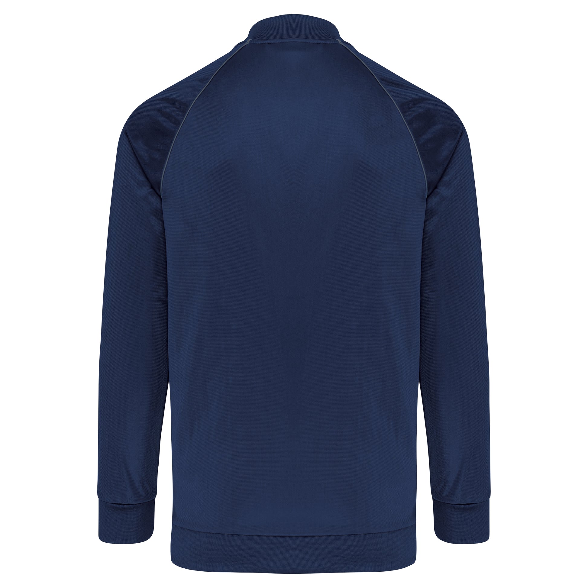 Unisex trainingsjas met rits en biesje