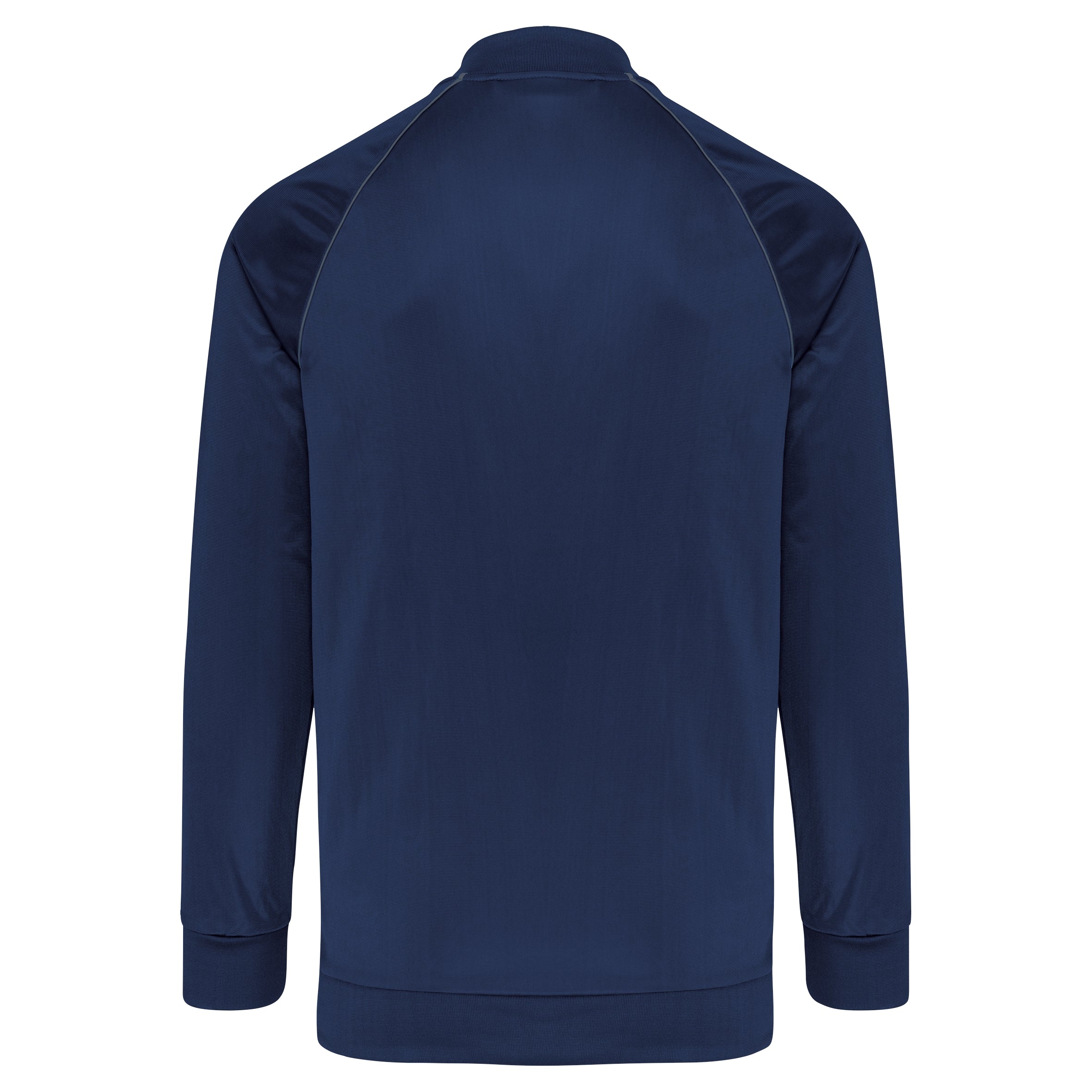 Unisex trainingsjas met rits en biesje