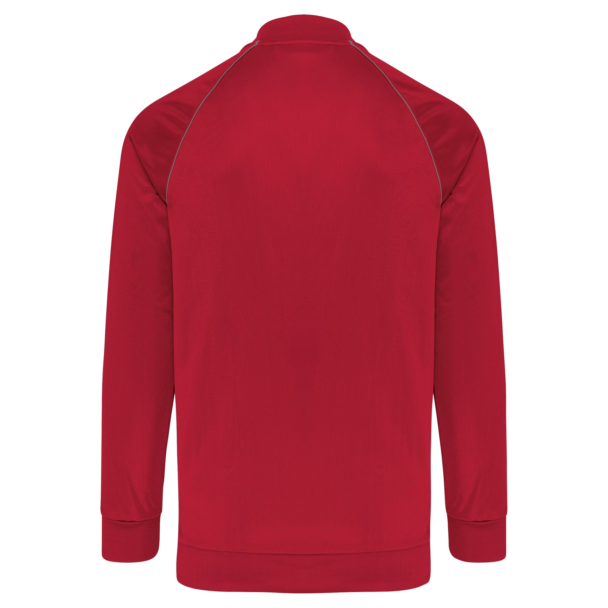 Unisex trainingsjas met rits en biesje