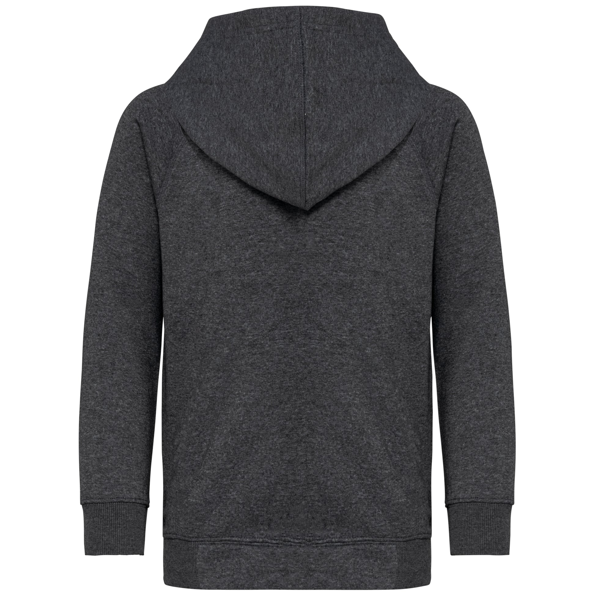 Kids zipped fleece hoodie