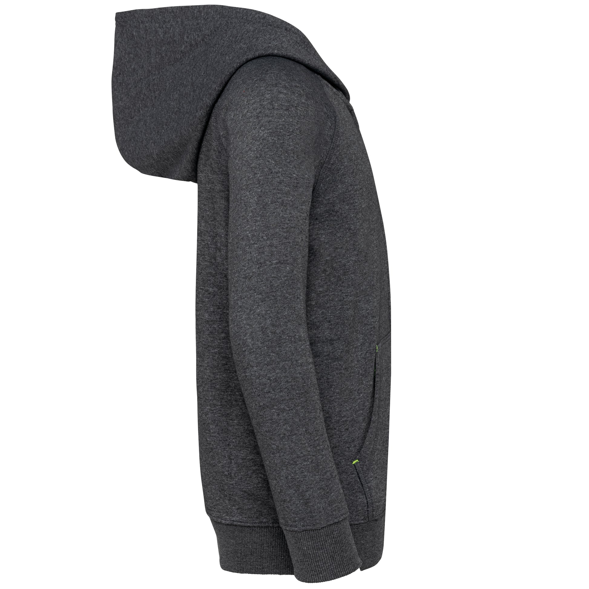 Kids zipped fleece hoodie