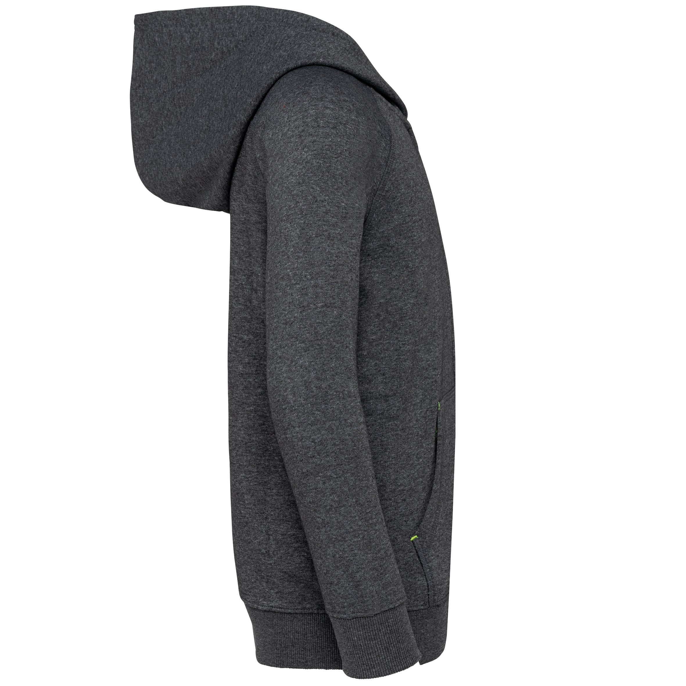 Kids zipped fleece hoodie