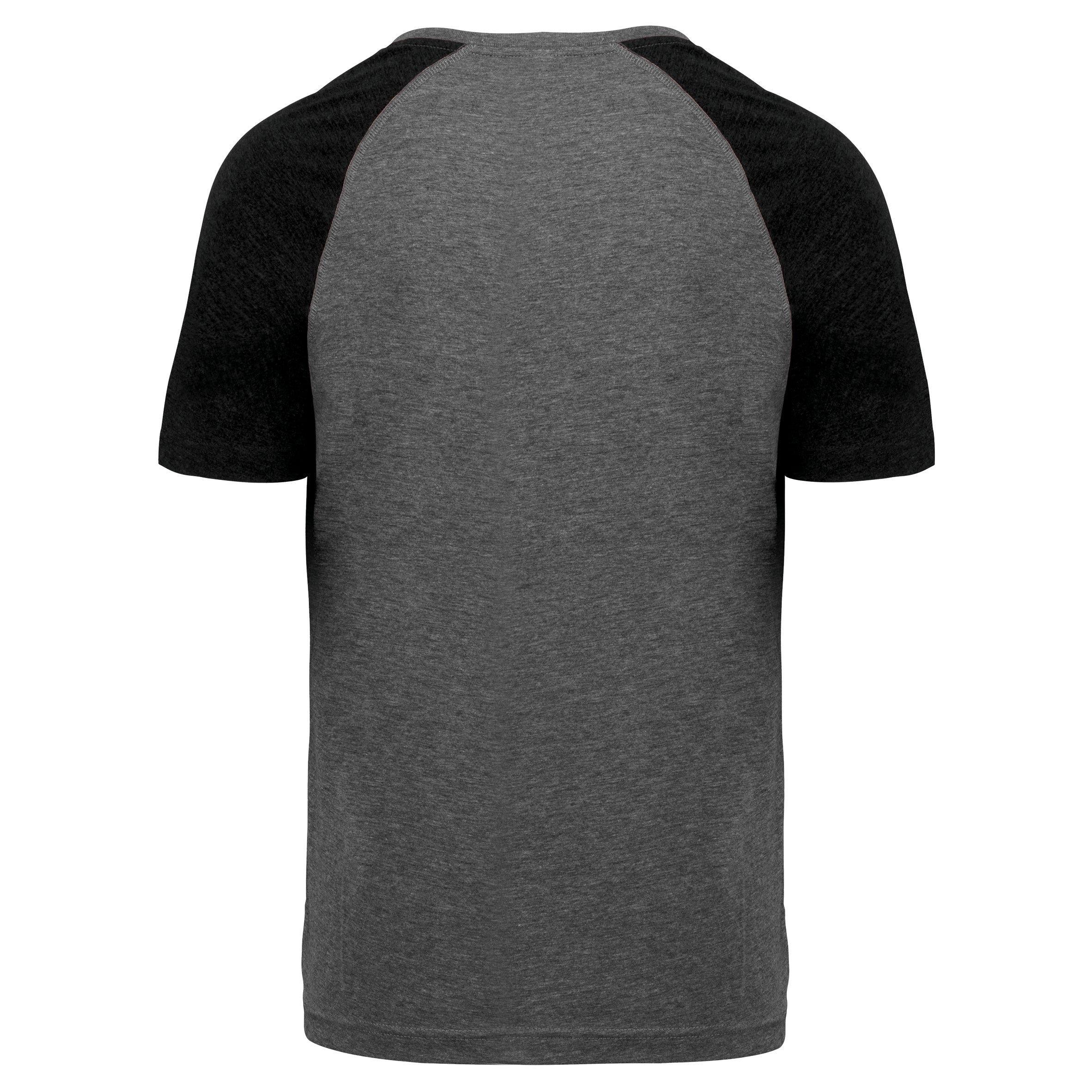 Tweekleurig sport-t-shirt met korte mouwen volwassene