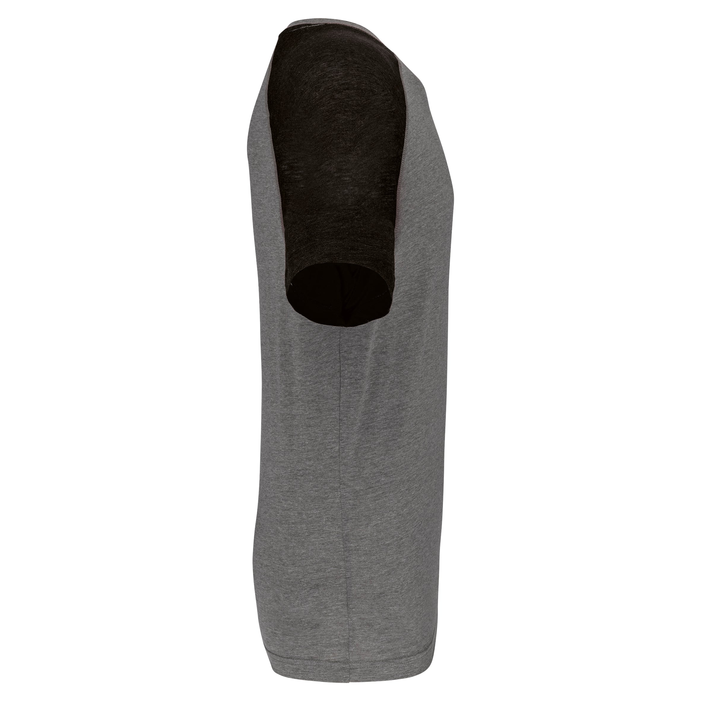 Tweekleurig sport-t-shirt met korte mouwen volwassene