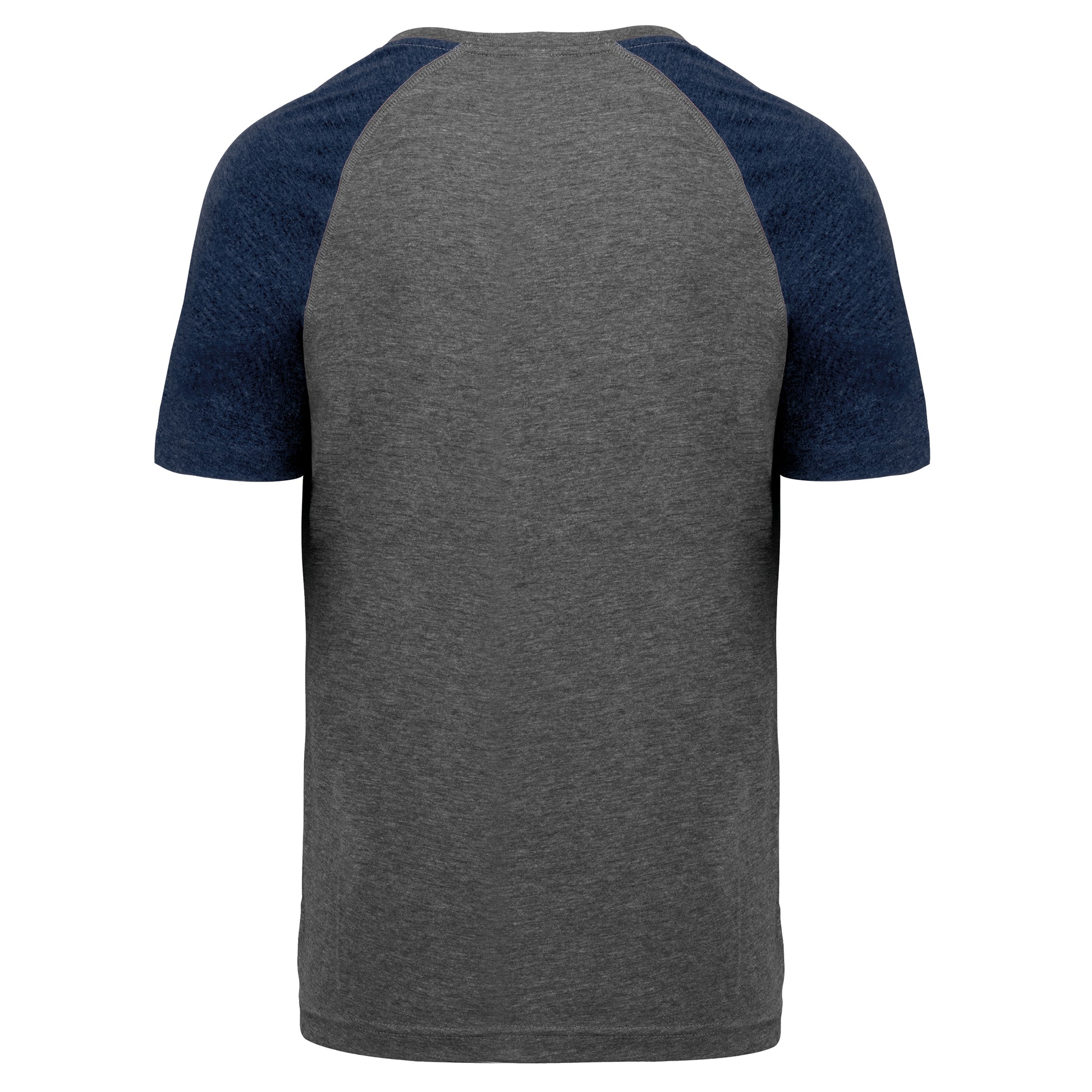 Tweekleurig sport-t-shirt met korte mouwen volwassene