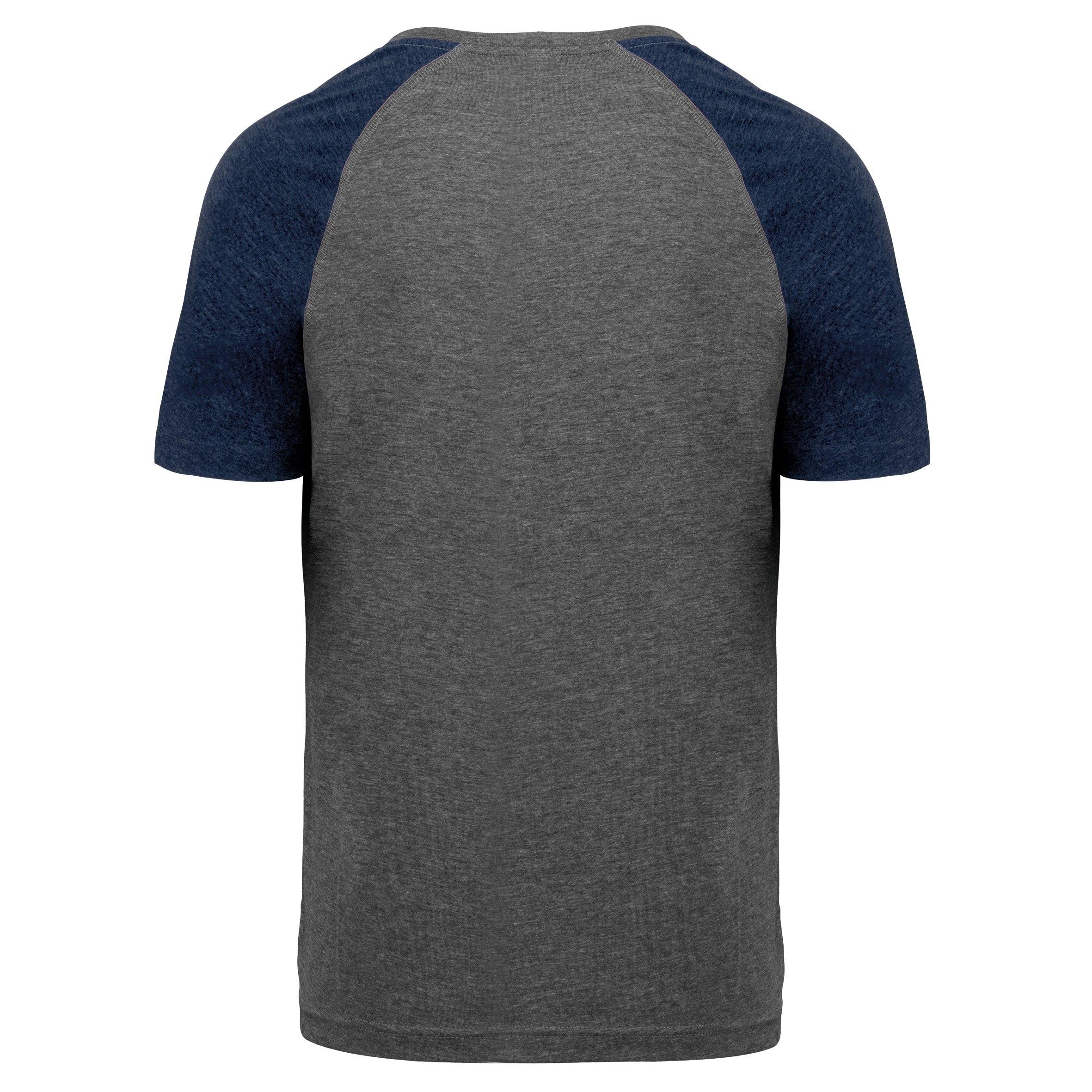Tweekleurig sport-t-shirt met korte mouwen volwassene