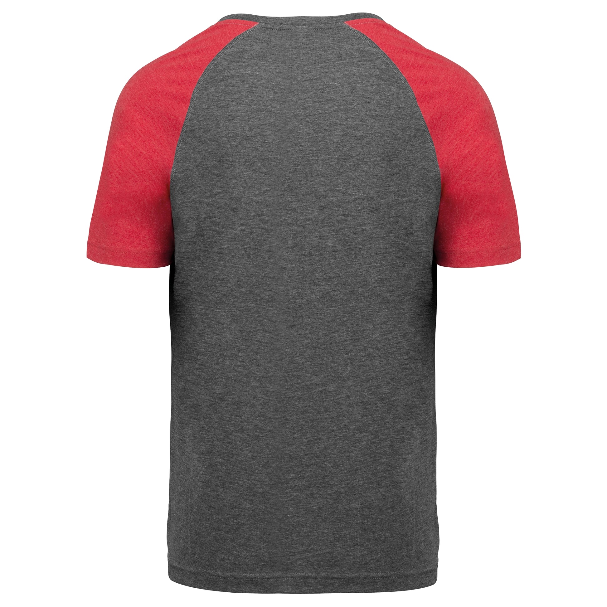 Tweekleurig sport-t-shirt met korte mouwen volwassene