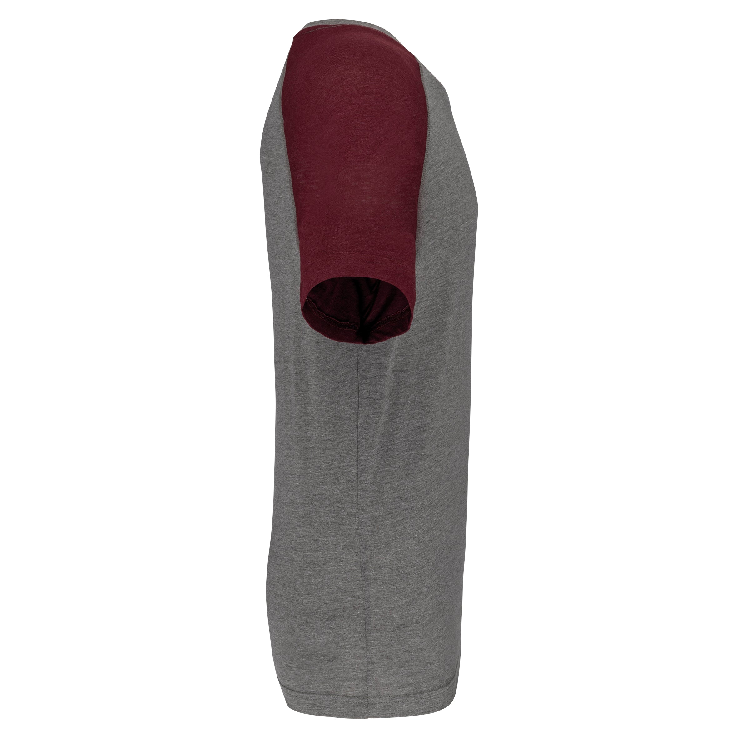 Tweekleurig sport-t-shirt met korte mouwen volwassene
