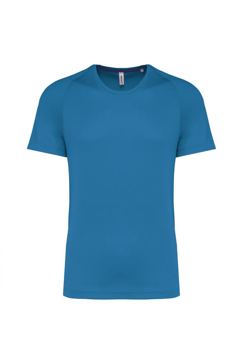 Gerecycled herensport-T-shirt met ronde hals