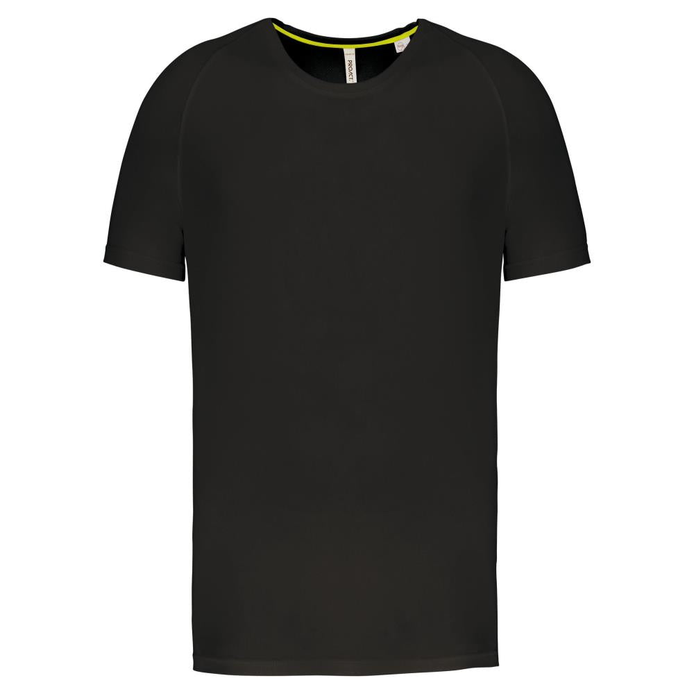 Gerecycled herensport-T-shirt met ronde hals