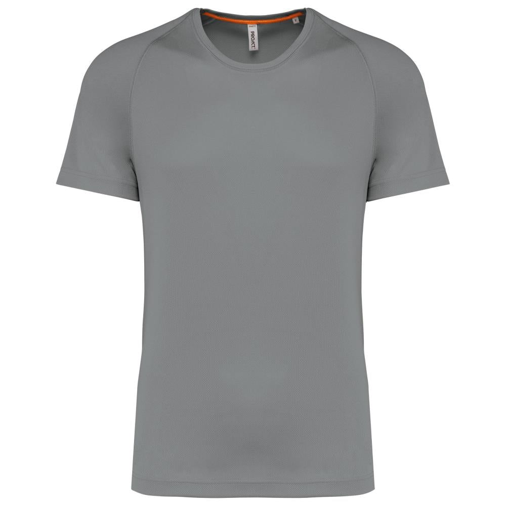 Gerecycled herensport-T-shirt met ronde hals