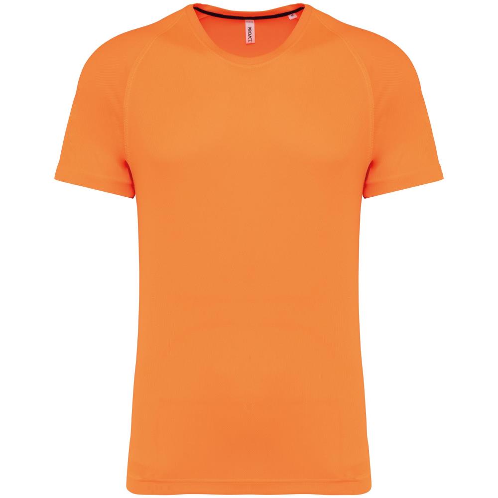 Gerecycled herensport-T-shirt met ronde hals