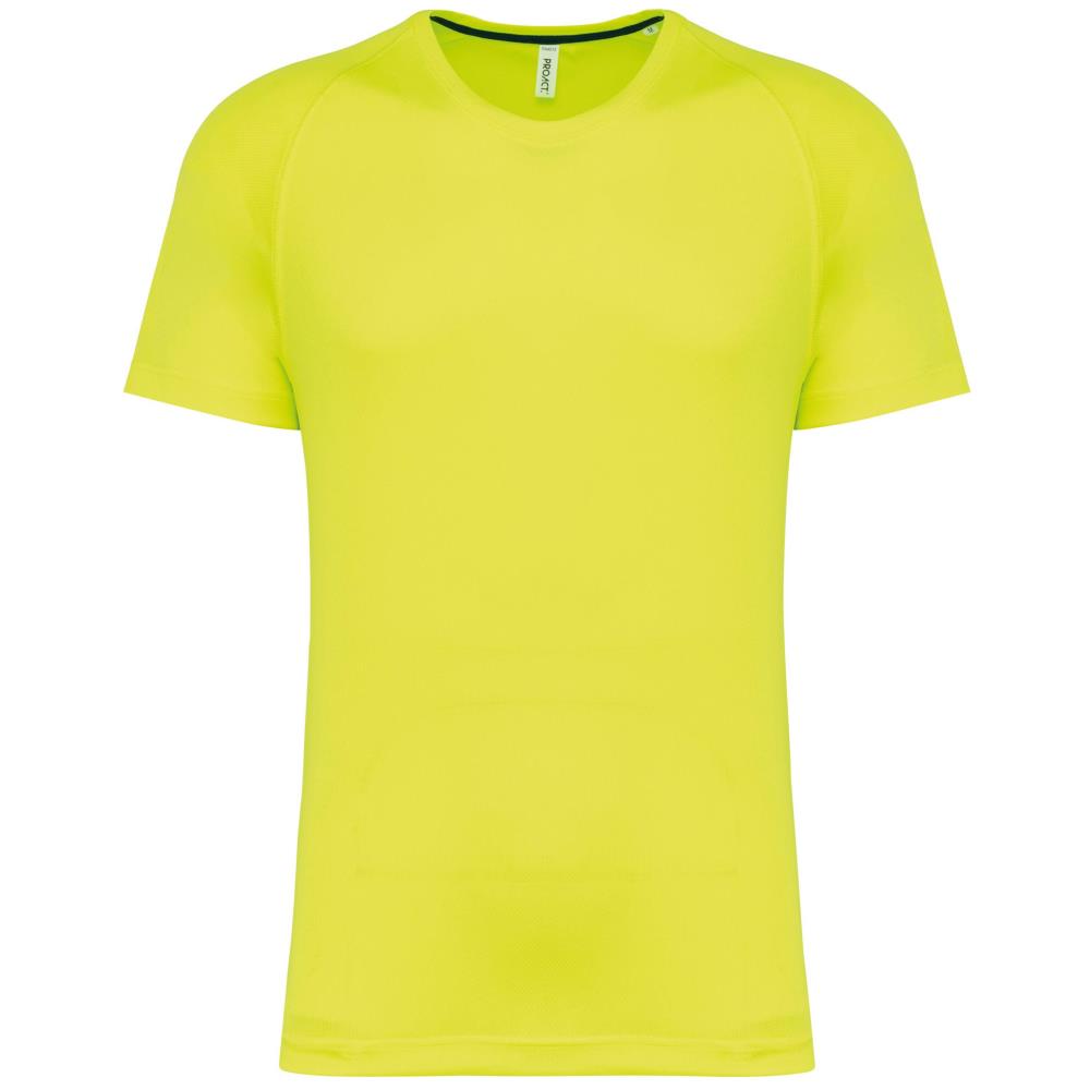 Gerecycled herensport-T-shirt met ronde hals