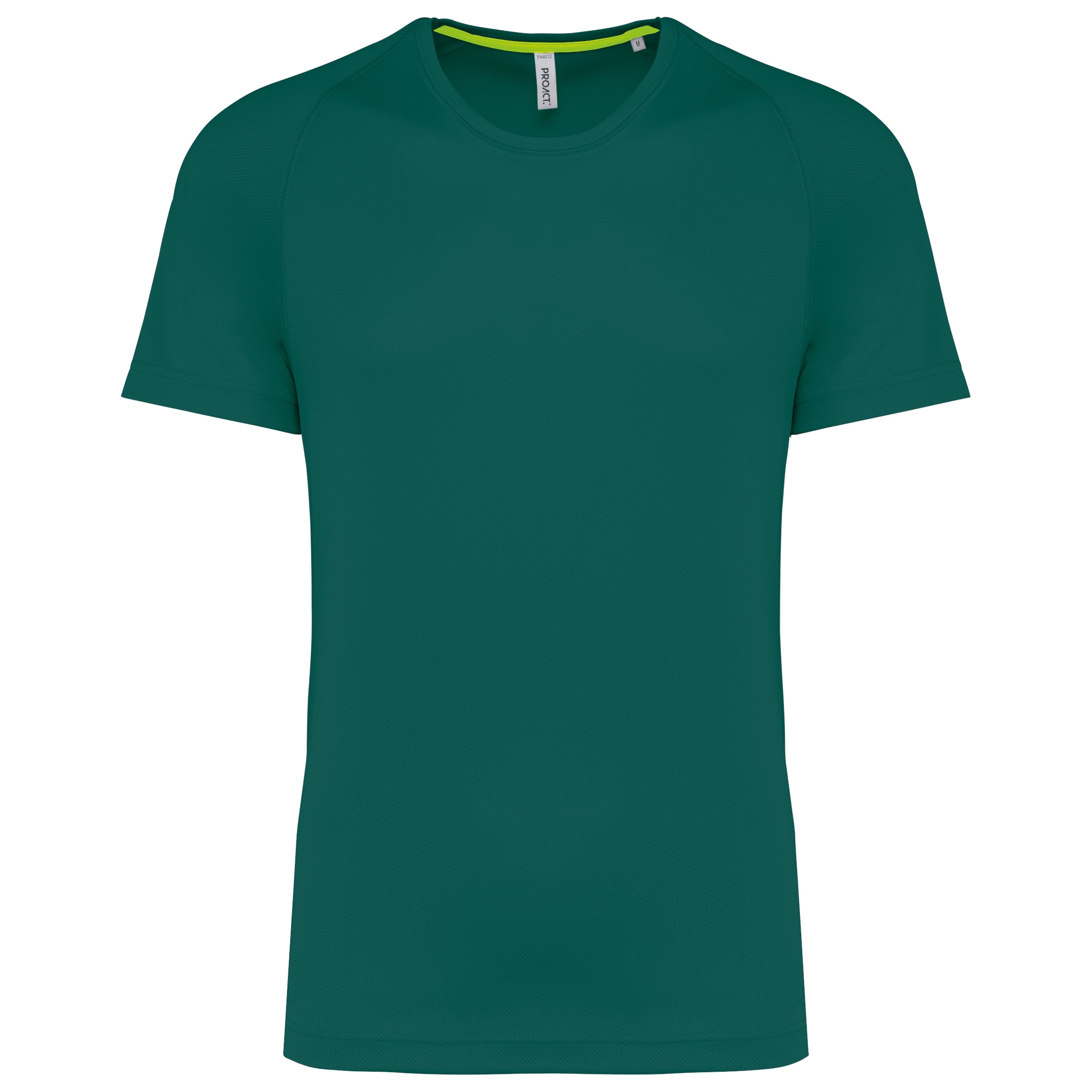 Gerecycled herensport-T-shirt met ronde hals