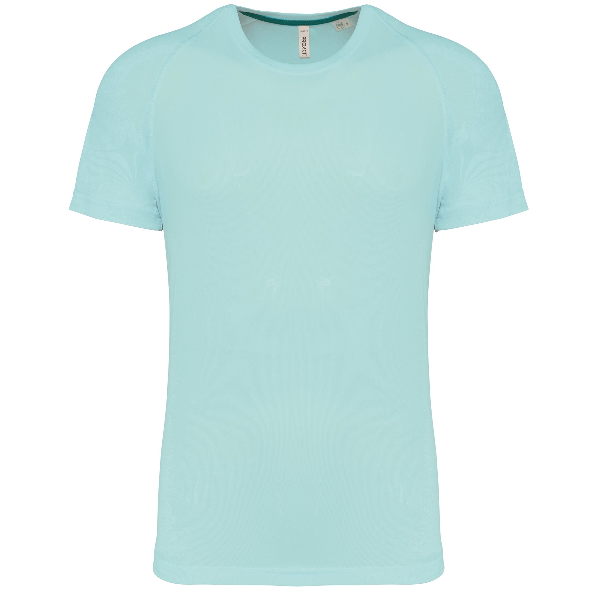 Gerecycled herensport-T-shirt met ronde hals