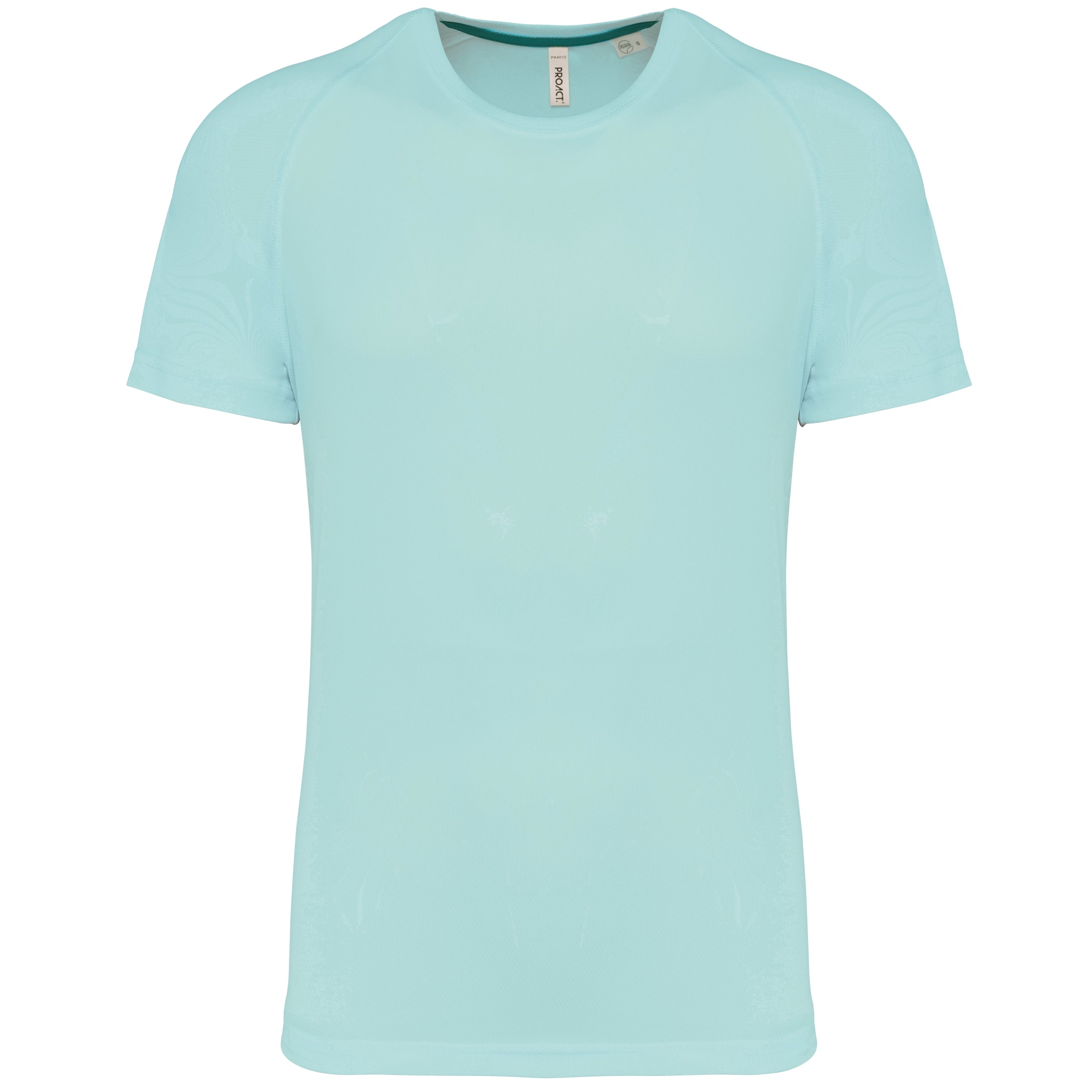 Gerecycled herensport-T-shirt met ronde hals