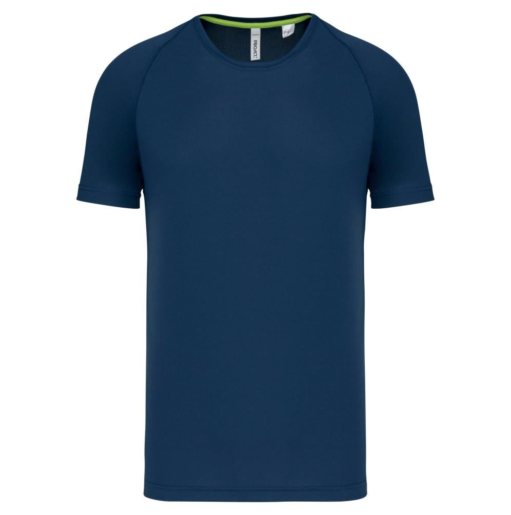Gerecycled herensport-T-shirt met ronde hals